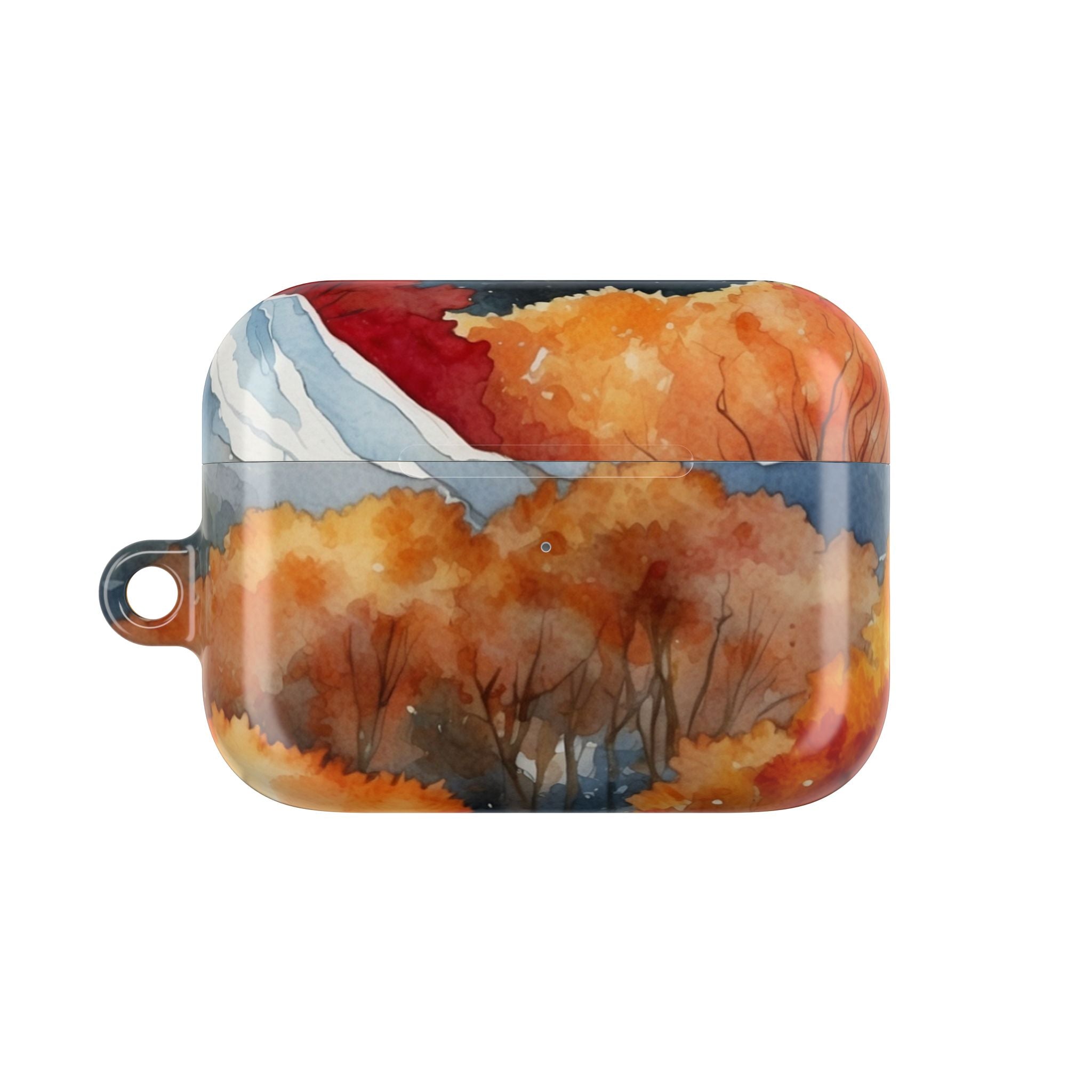 Snowcapped Ember Mountains - AirPods Case