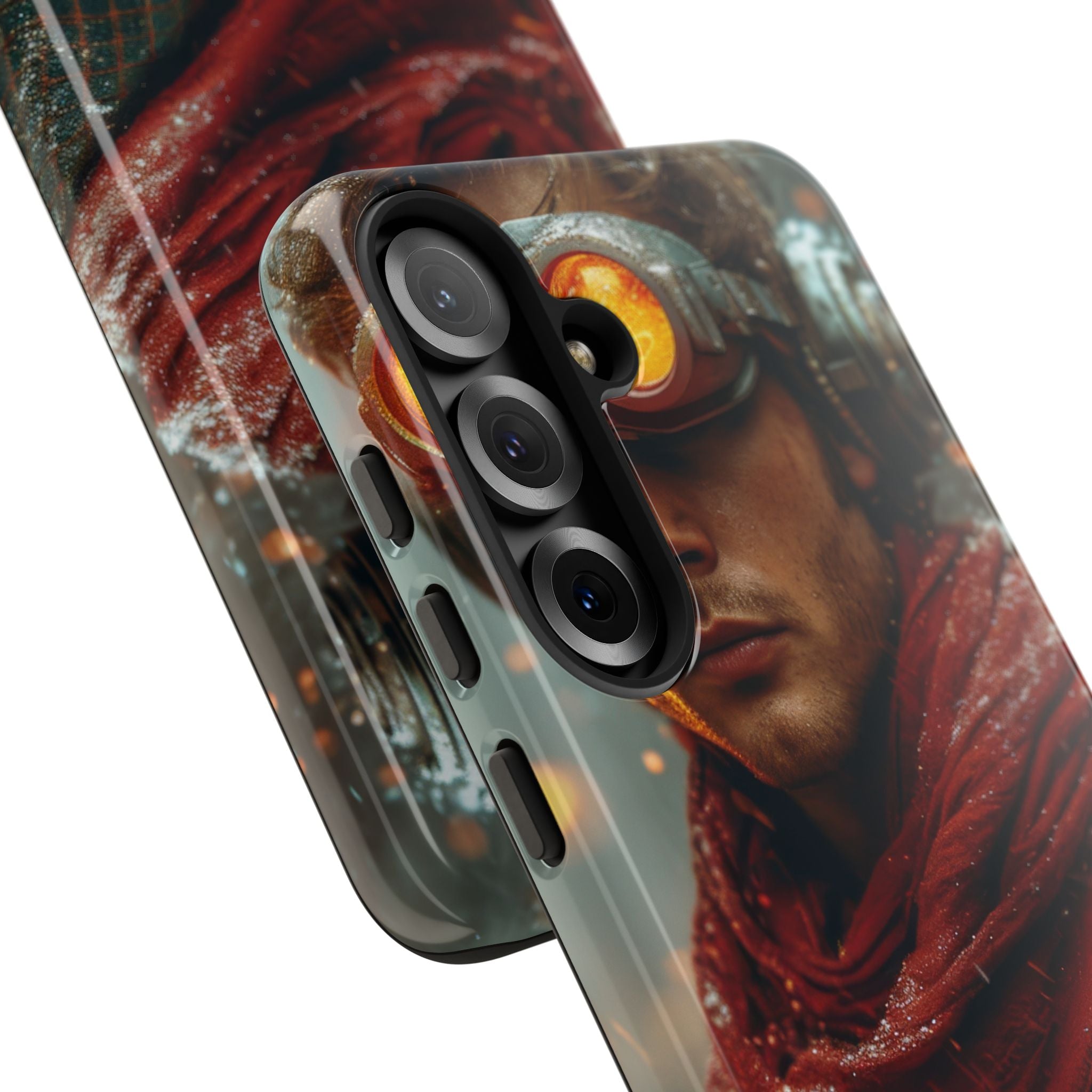 Futuristische Steampunk Explorer Samsung S25 - Tough