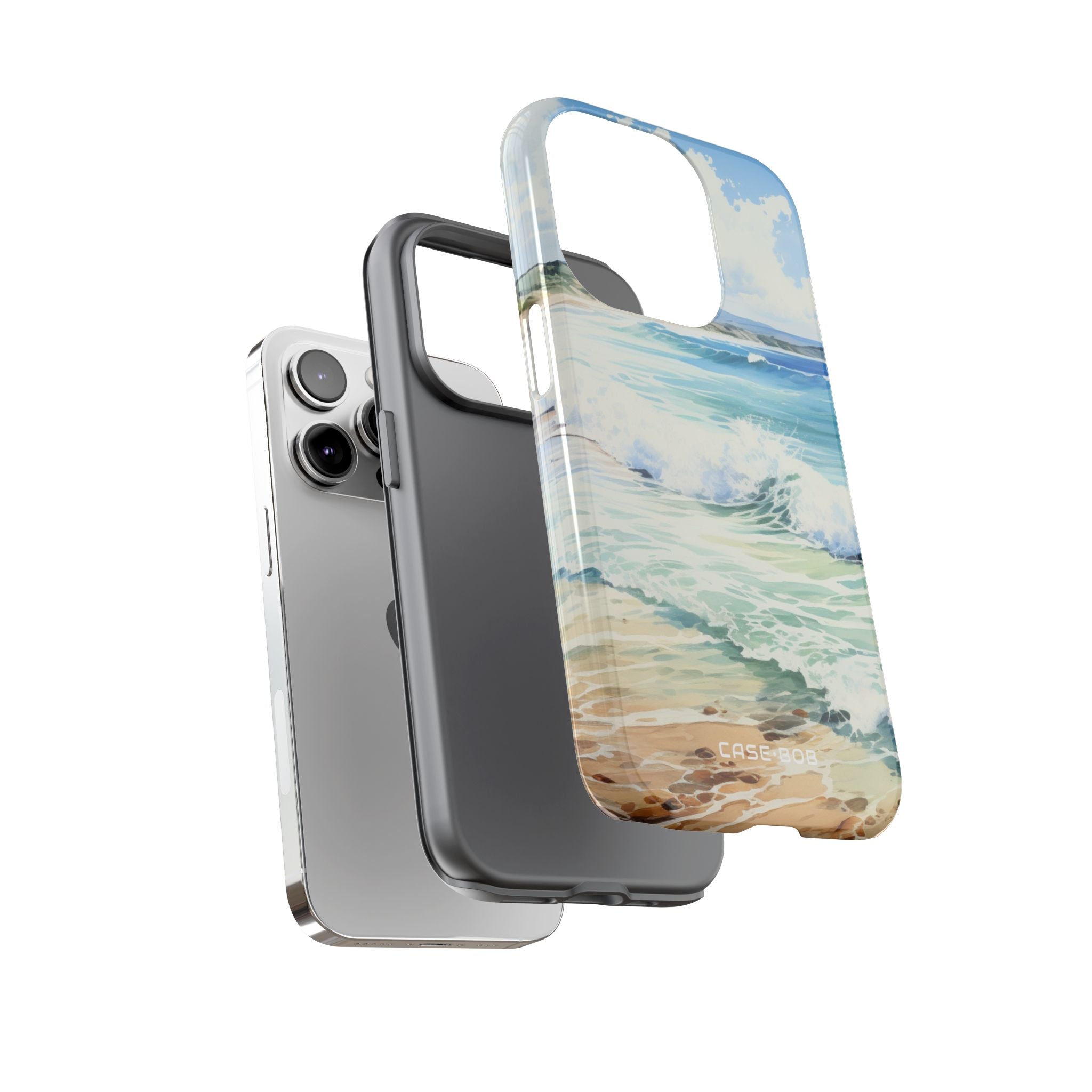 Foamy Wave Breeze iPhone 14 Pro Case - Tough