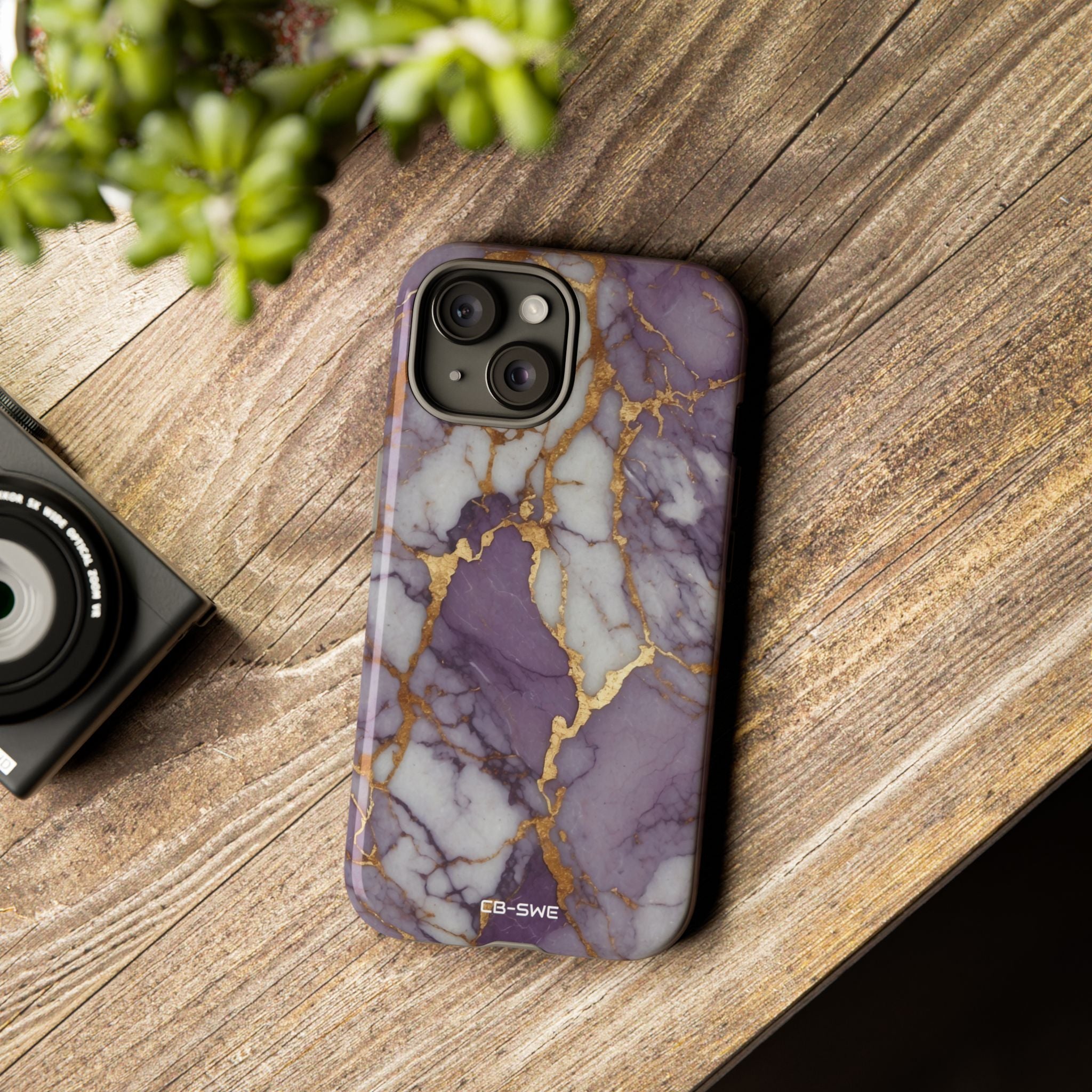 Lavender Veins Flow - iPhone Case