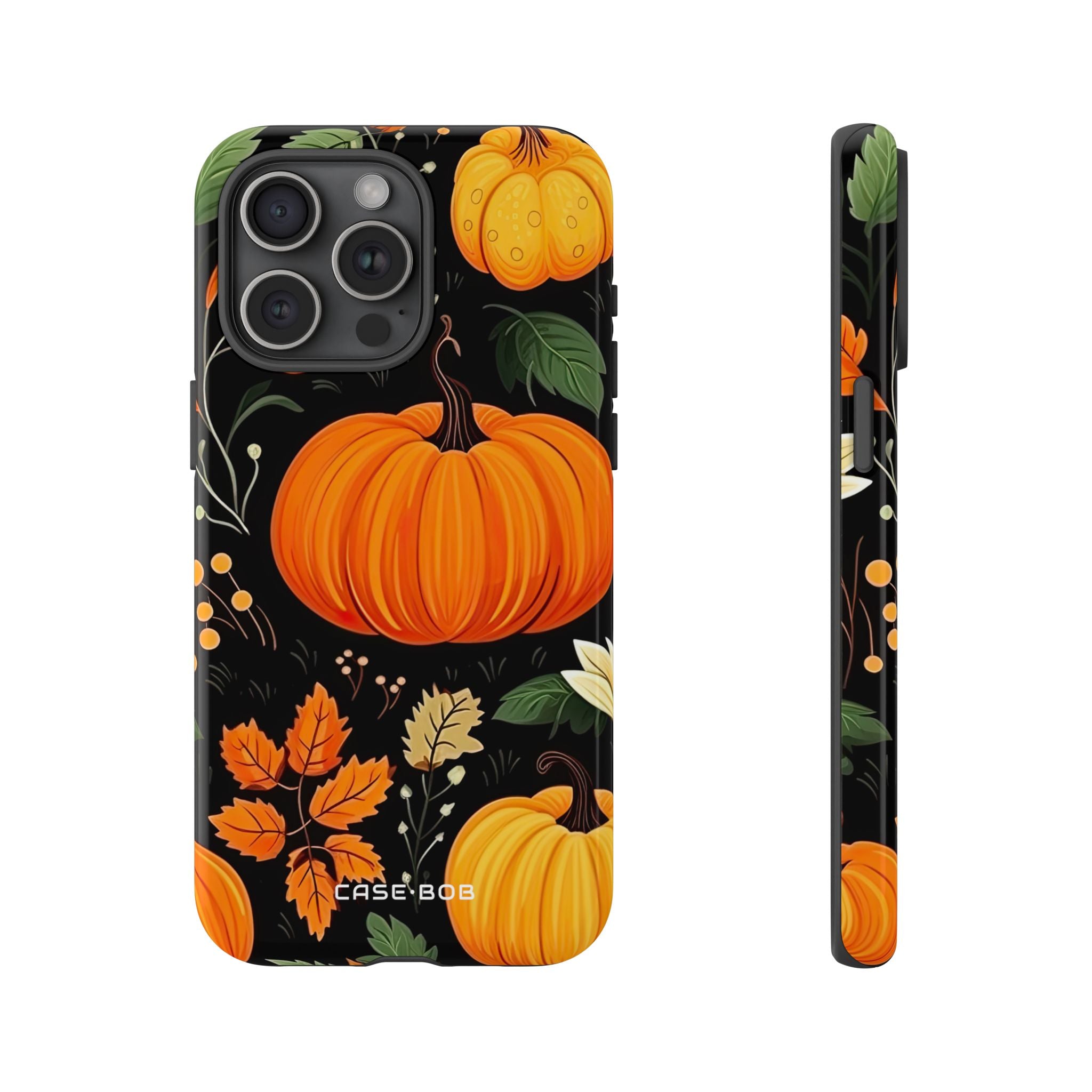 Pumpkin Glow iPhone 15 Pro Max Case - Tough