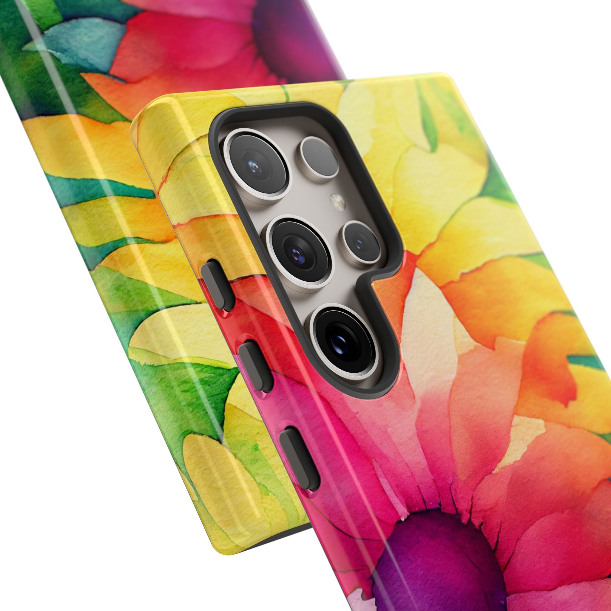 Vibrant Floral Symphony - Samsung Case
