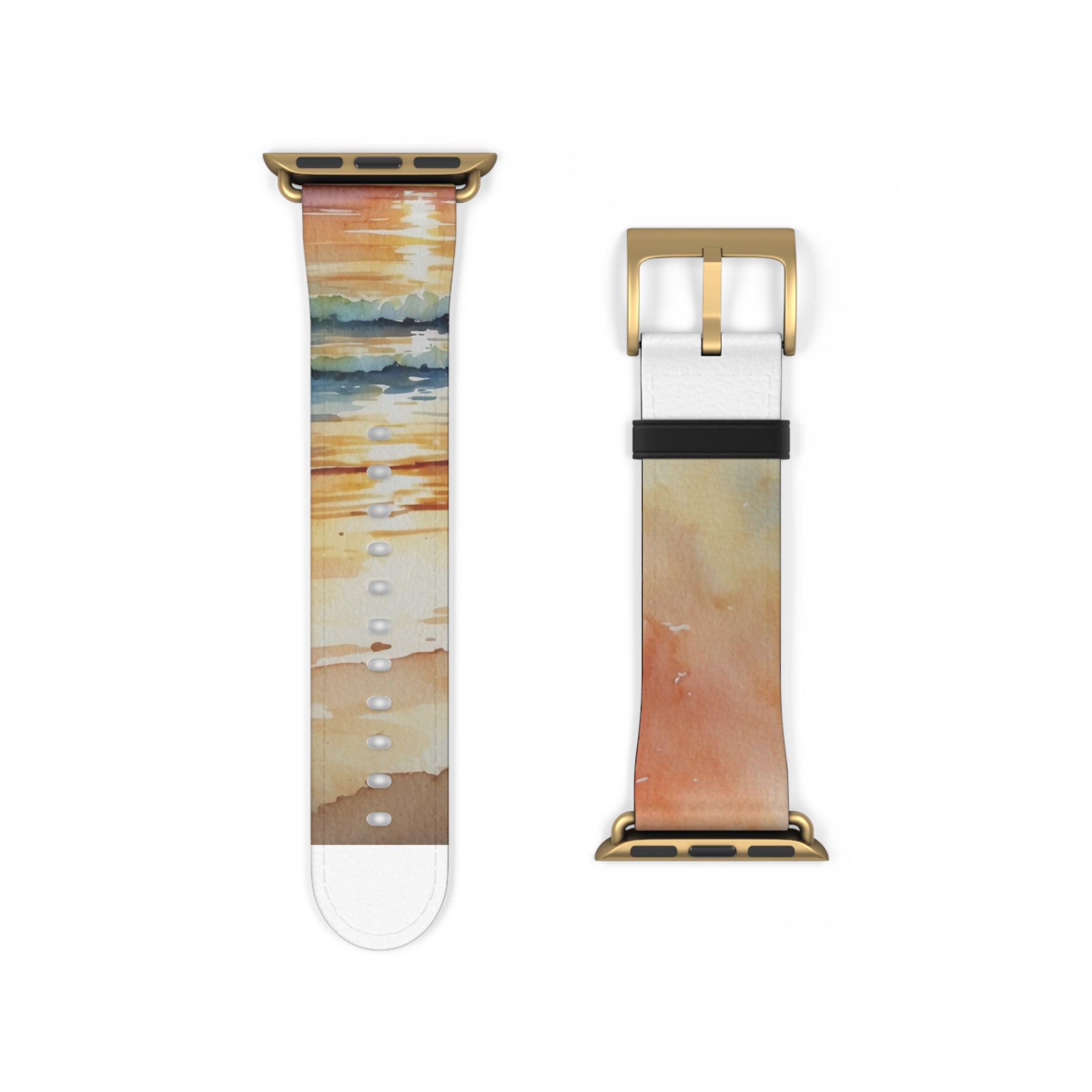 Golden Palm Sunset - Watch Band