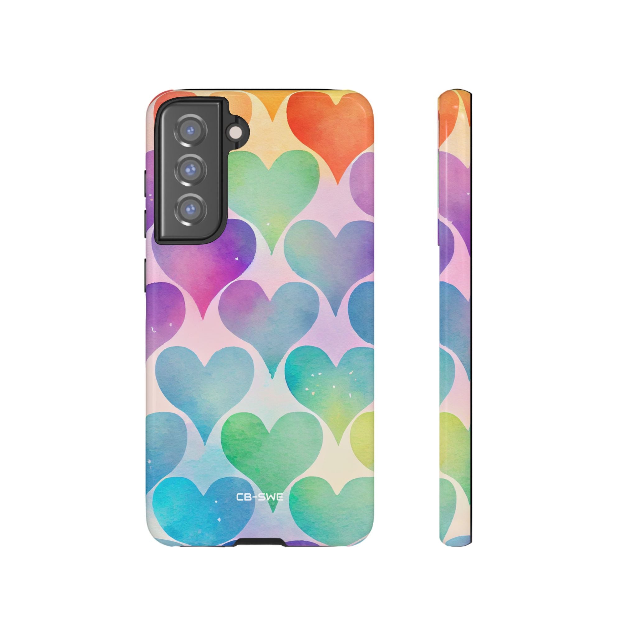 Watercolor Heart Symphony - Samsung Case