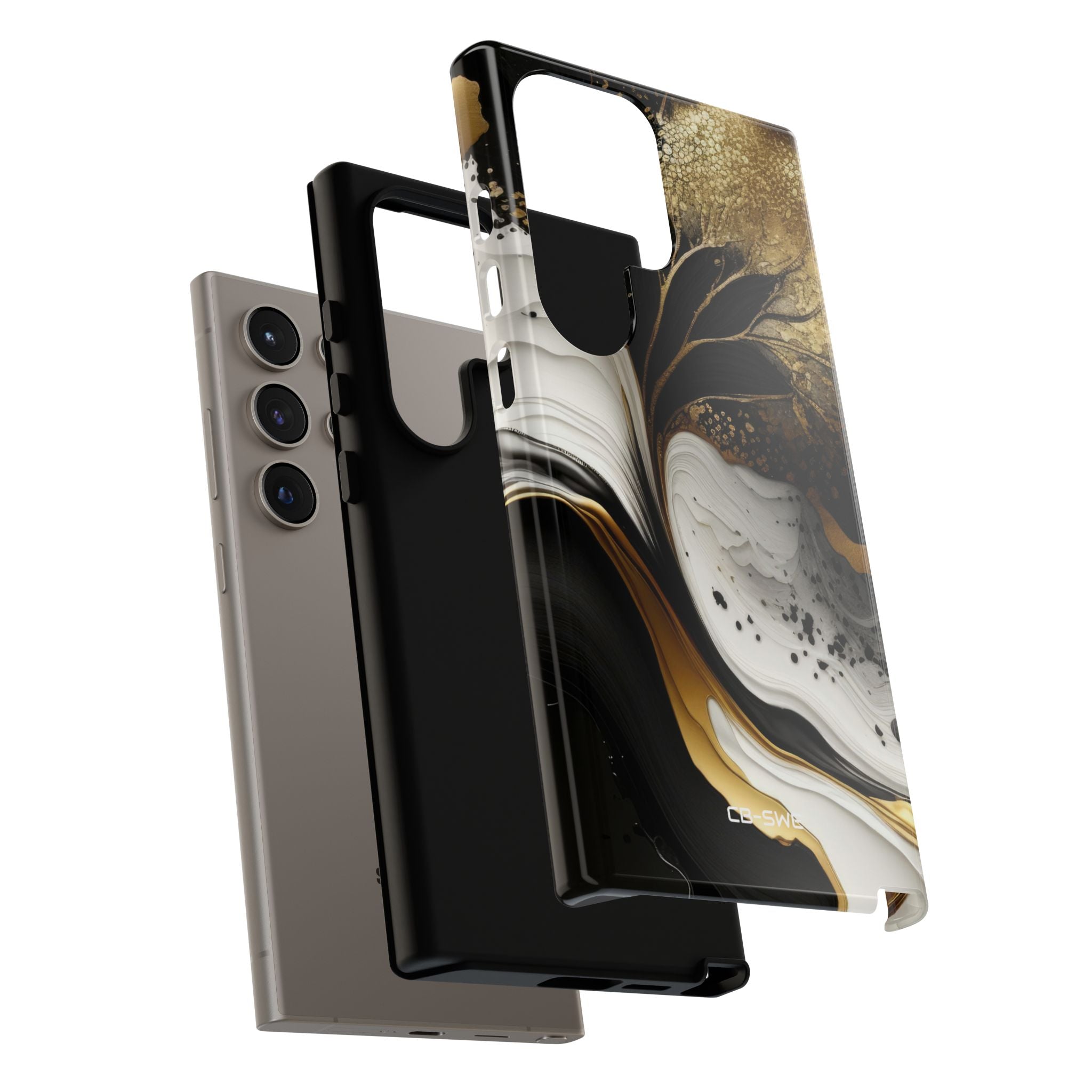 Gold Swirl Elegance - Samsung Case