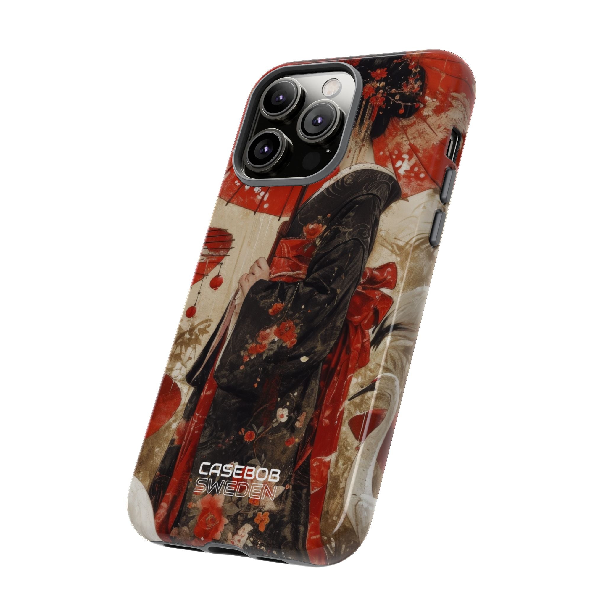 Scarlet Crane Dreams iPhone 14 - Resistente