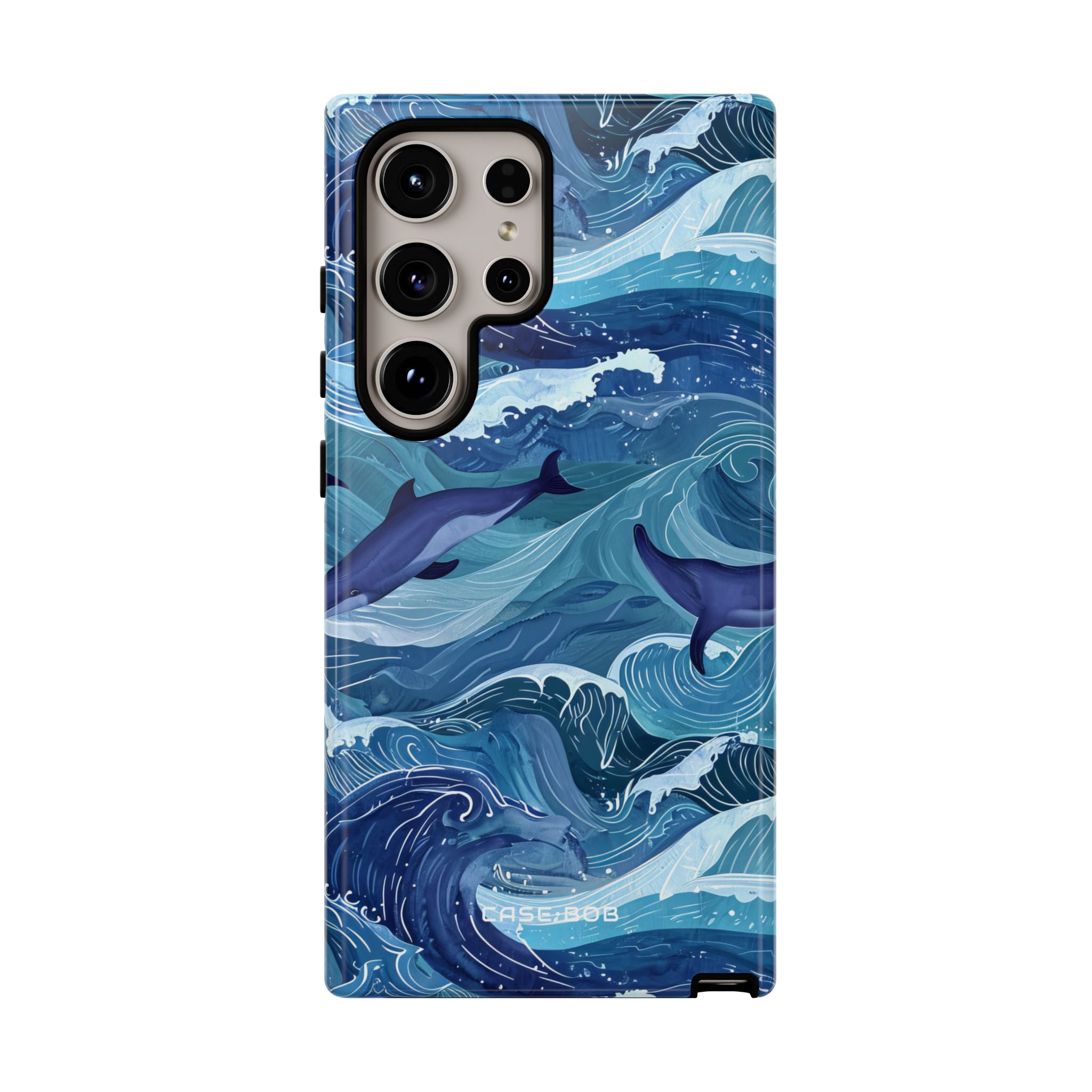 Dolphin Waves Samsung S24 Ultra Case - Tough