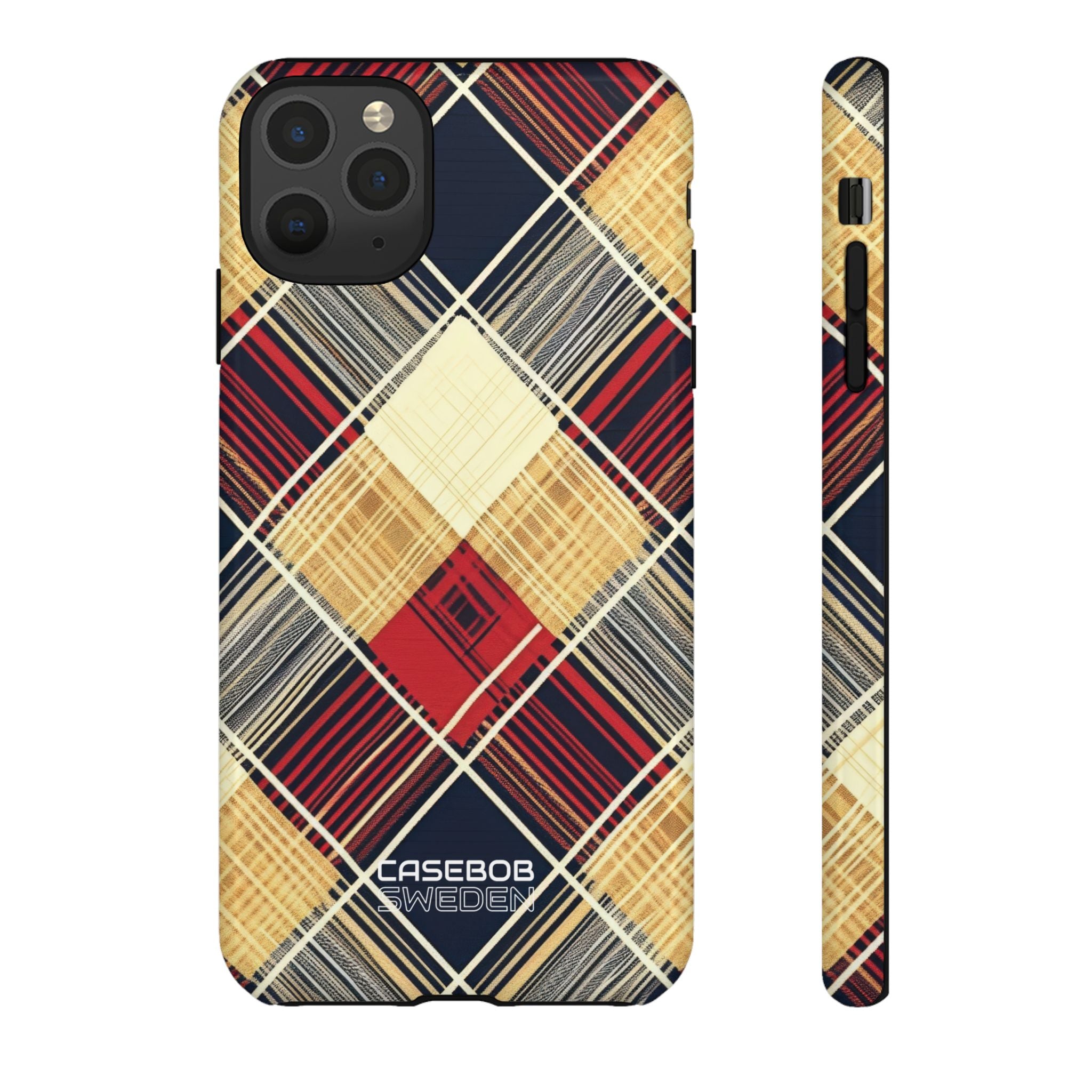 Plaid Diamond Tapestry iPhone 11 - Tough