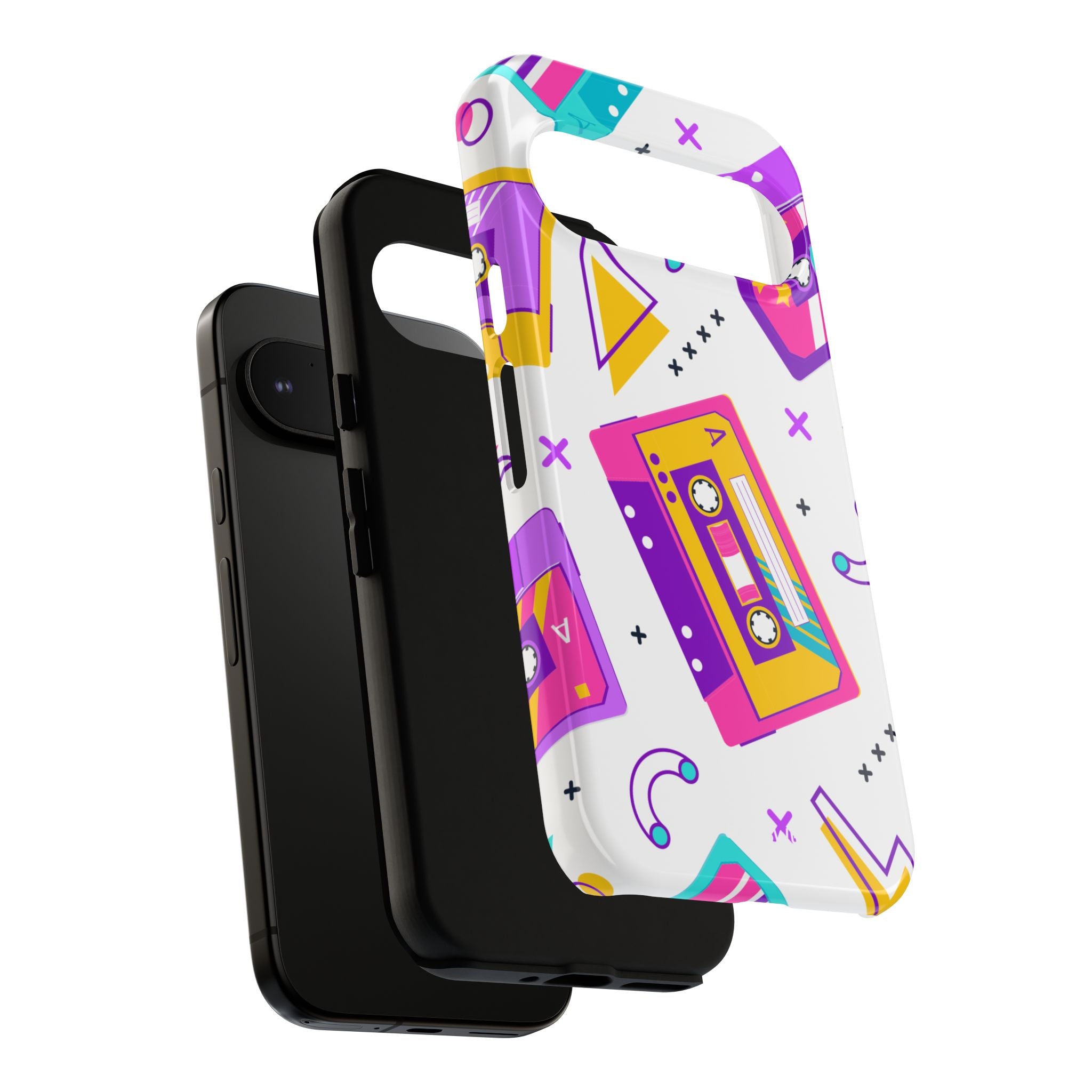 Retro Cassette Chaos - Google Pixel Case