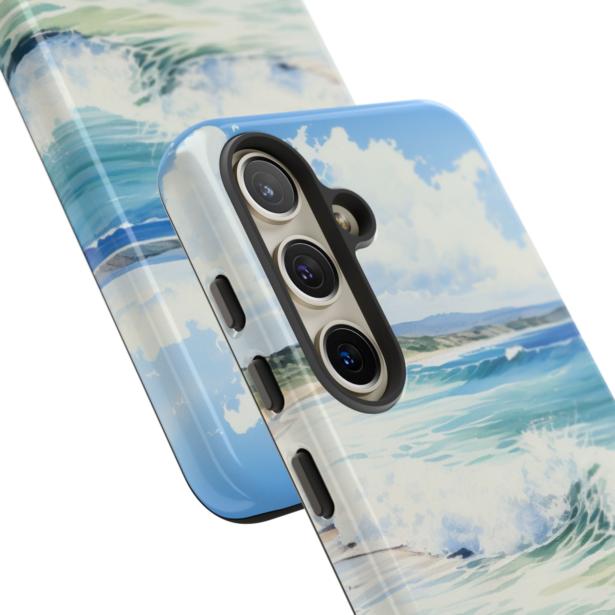 Foamy Wave Breeze Samsung S24 Case - Tough