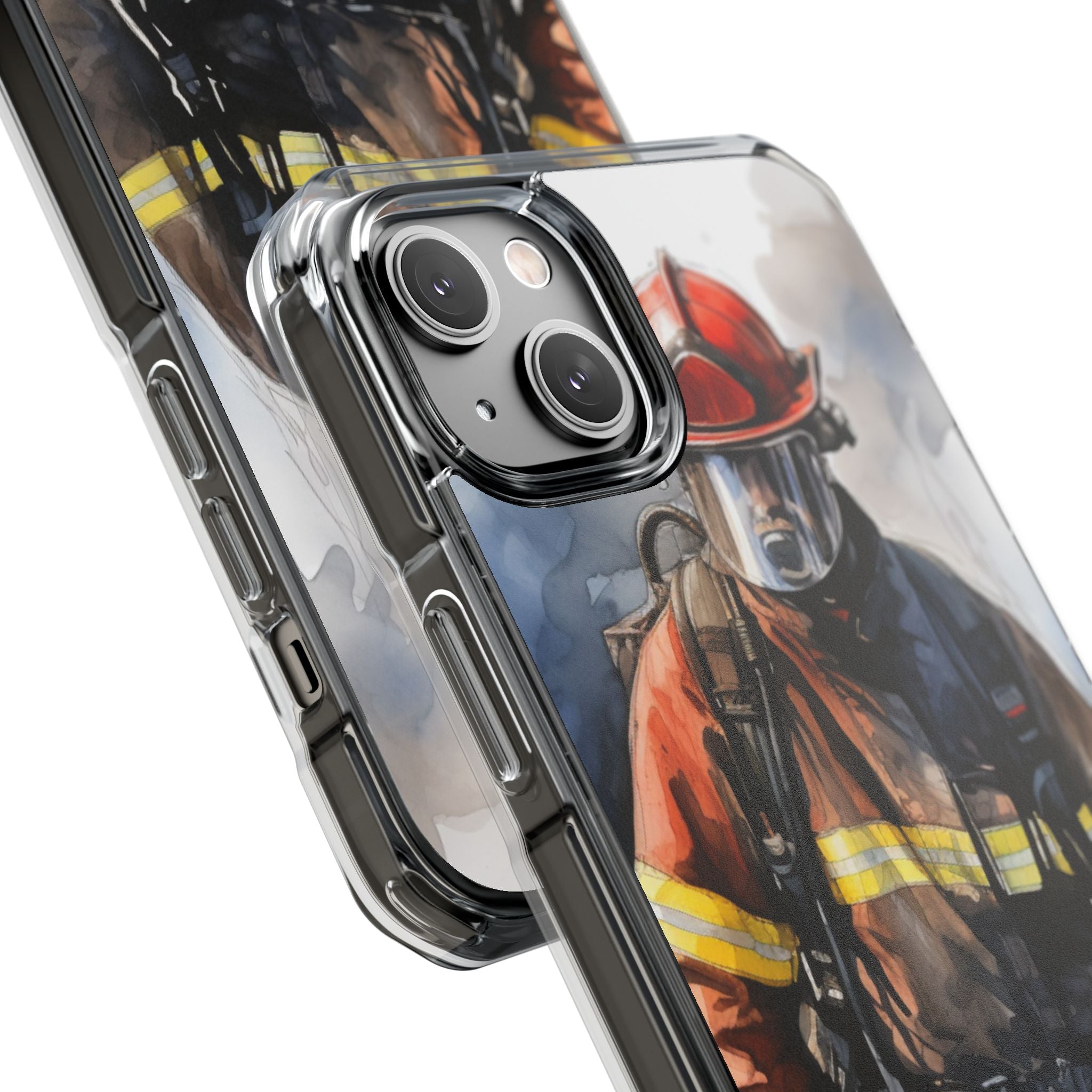 Firefighter In Motion iPhone Case - Impact