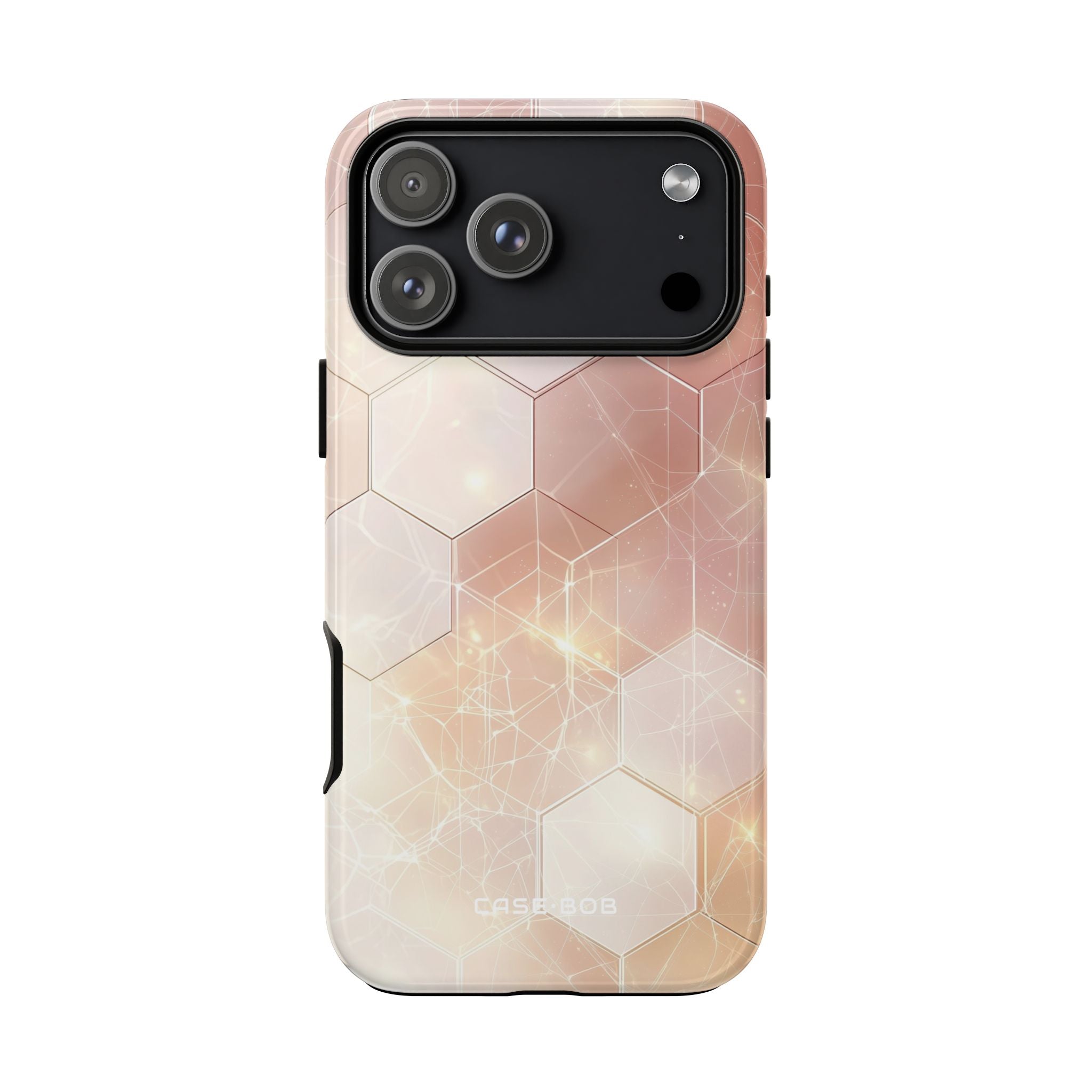 Honeycomb Glow iPhone 17 Pro Max Case - Tough