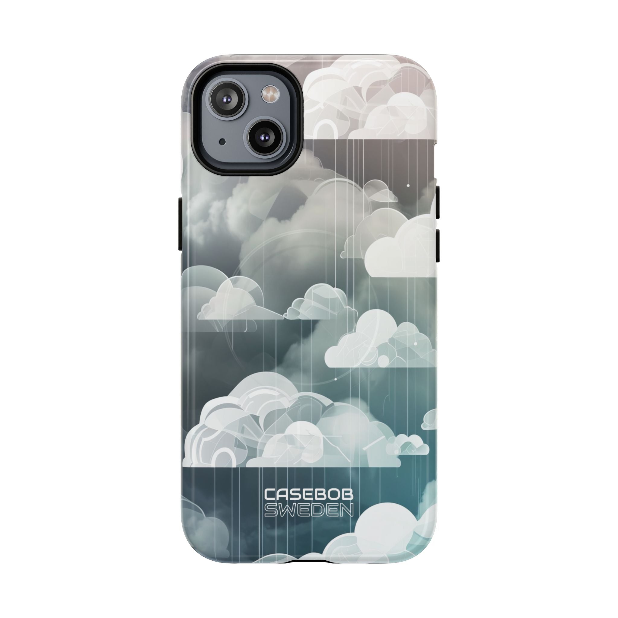 Silver Dream Clouds iPhone 14 - Tough+