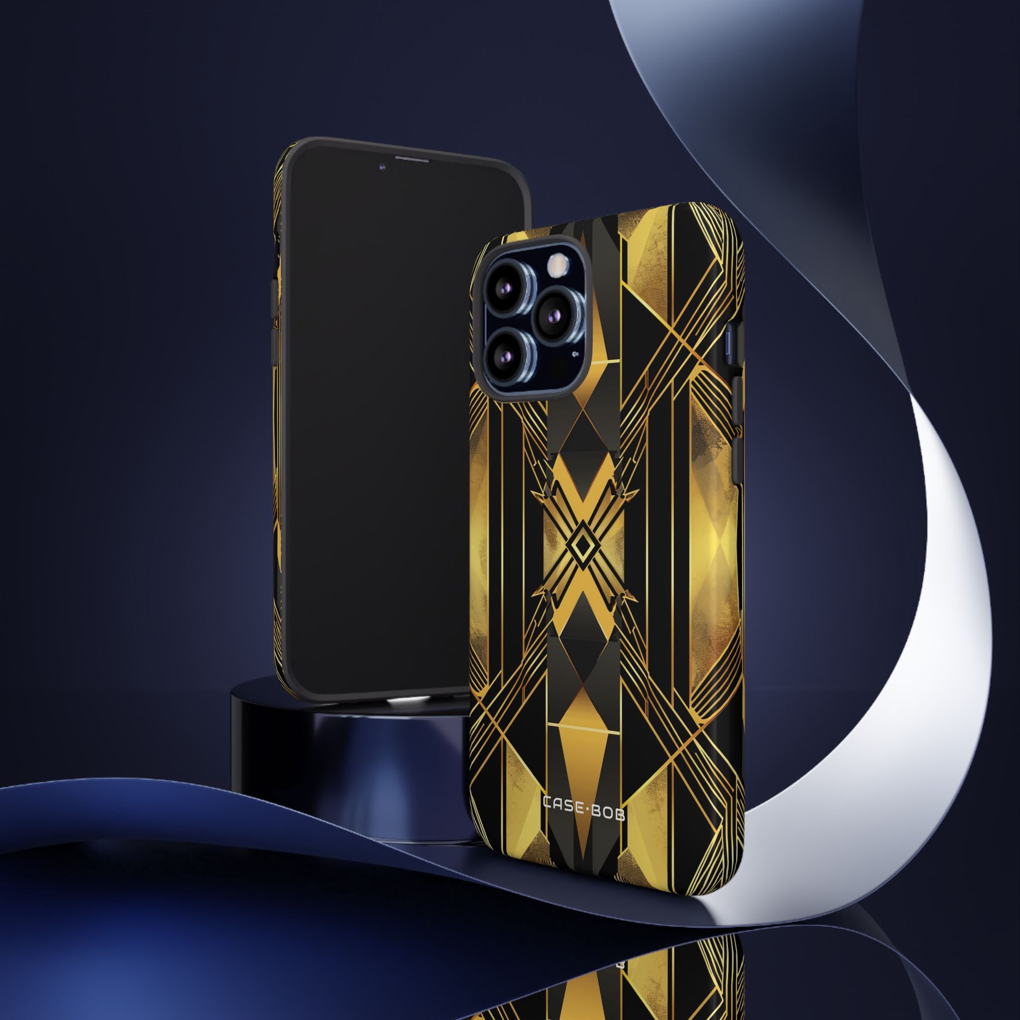 Golden Diamond Radiance iPhone 13 Pro Max Case - Tough