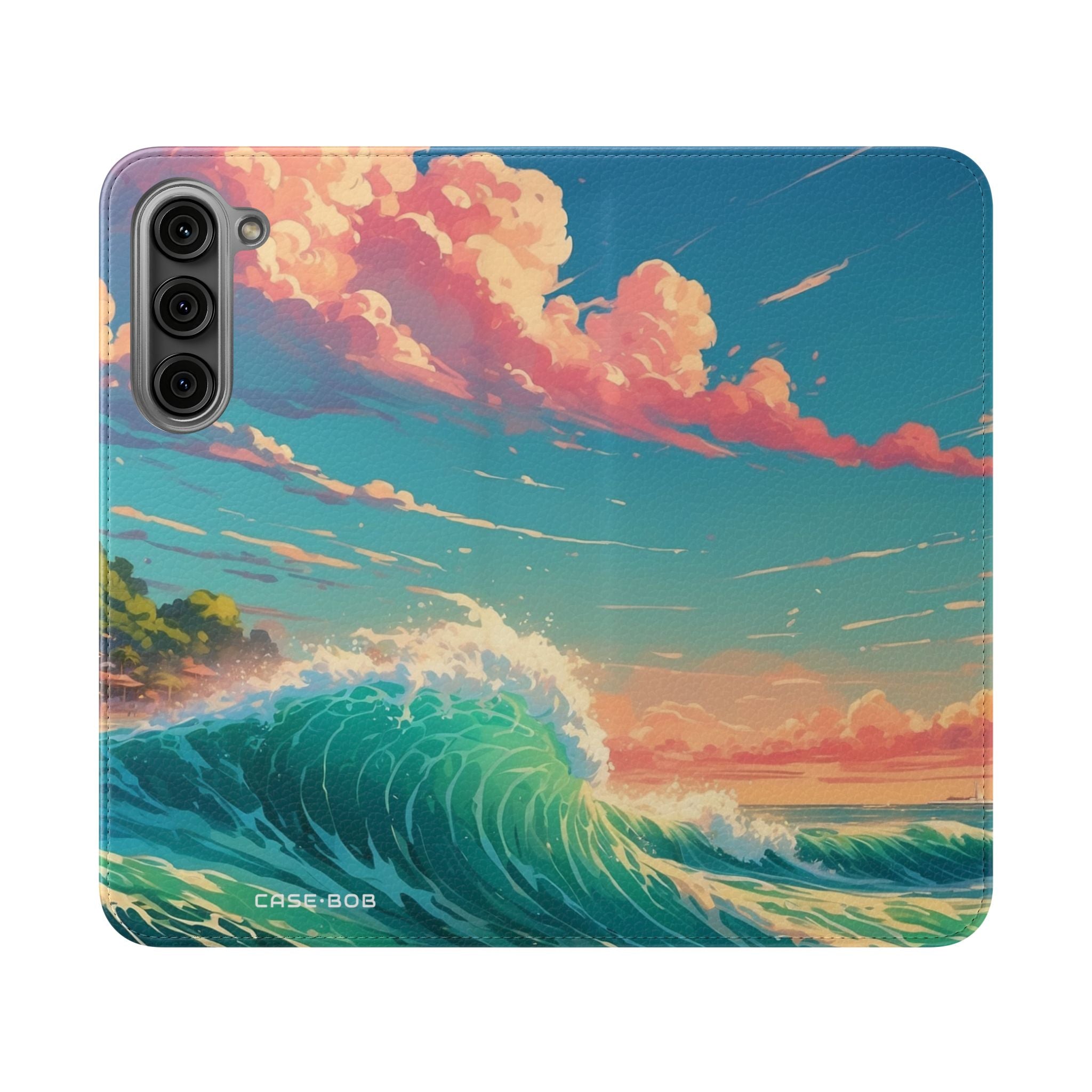 Sunset Wave - Samsung S23+ Case - Wallet