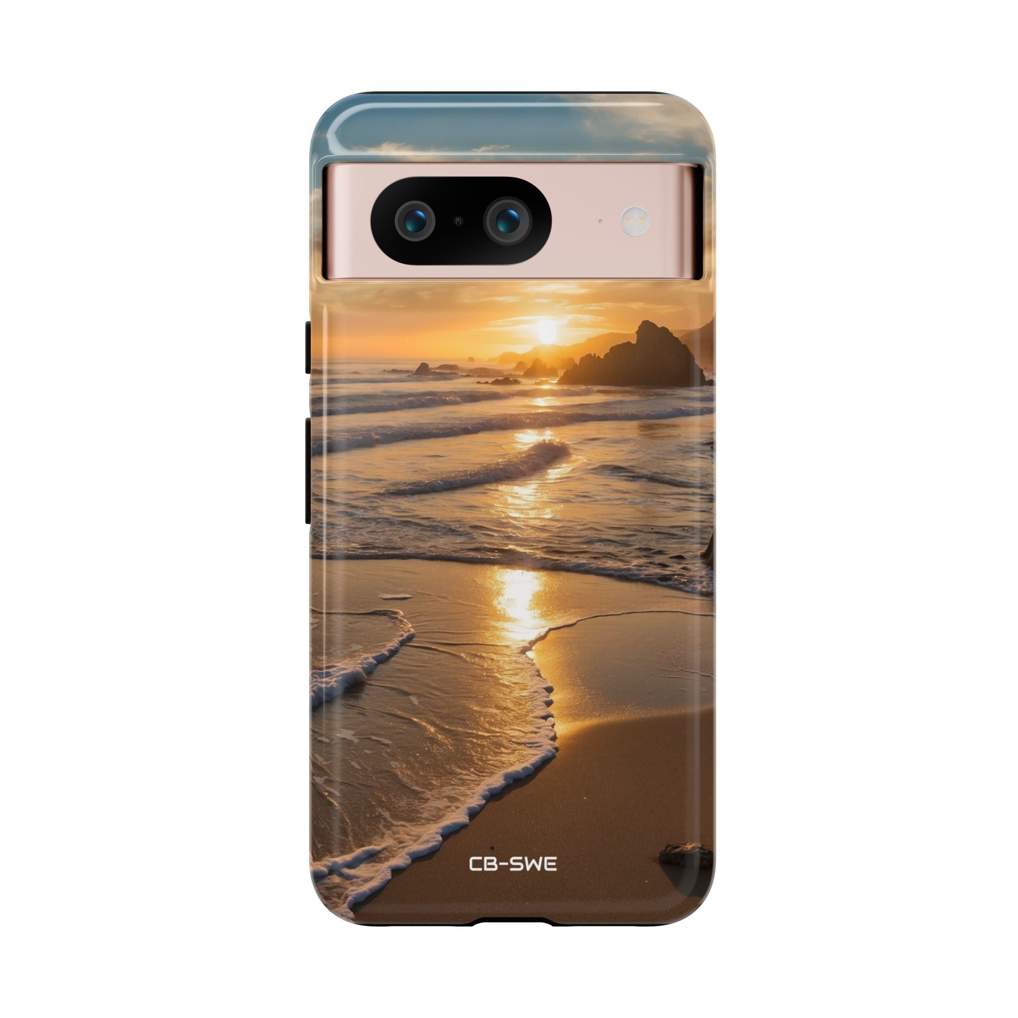 Waves Embrace Shore - Google Pixel Case