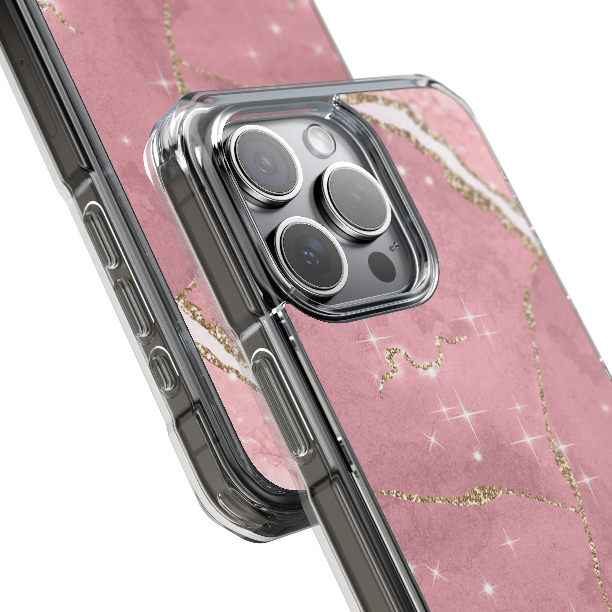 Pink Marble Luxe iPhone Case - Impact
