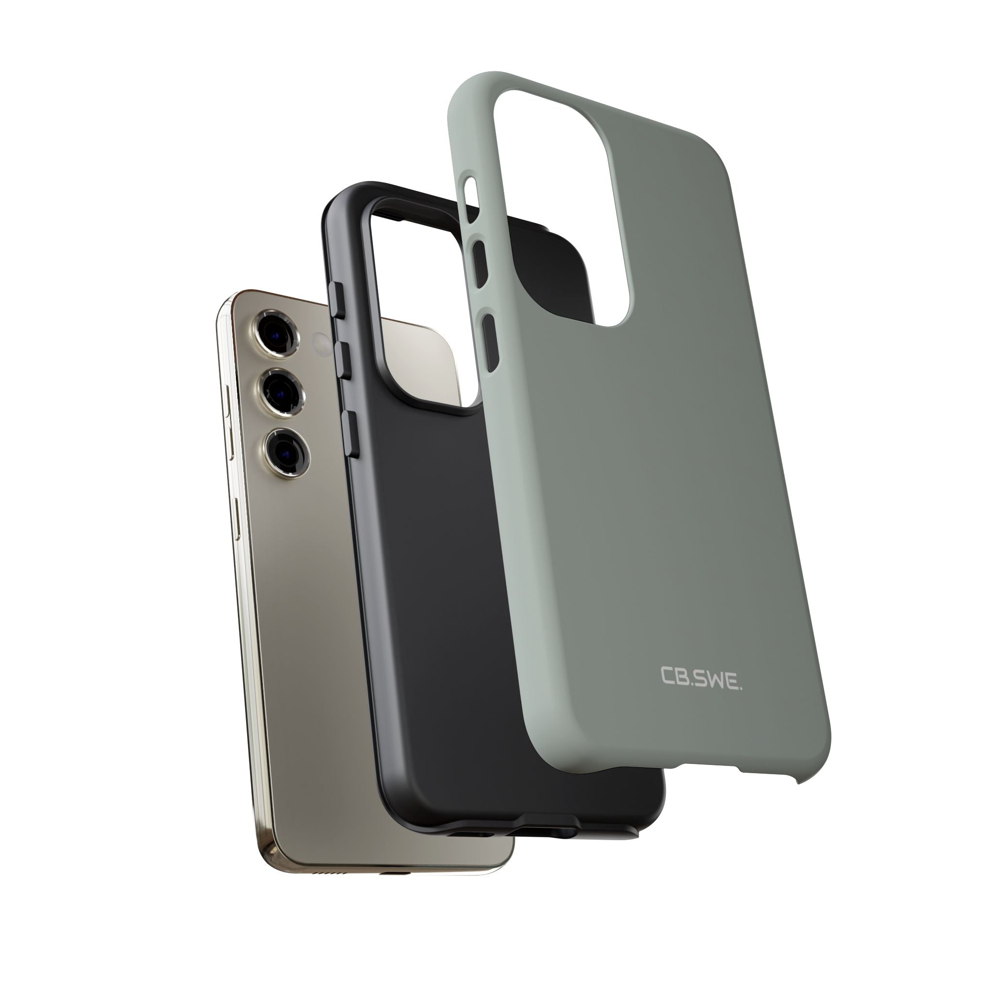 Ash Grey Samsung Case - Tough