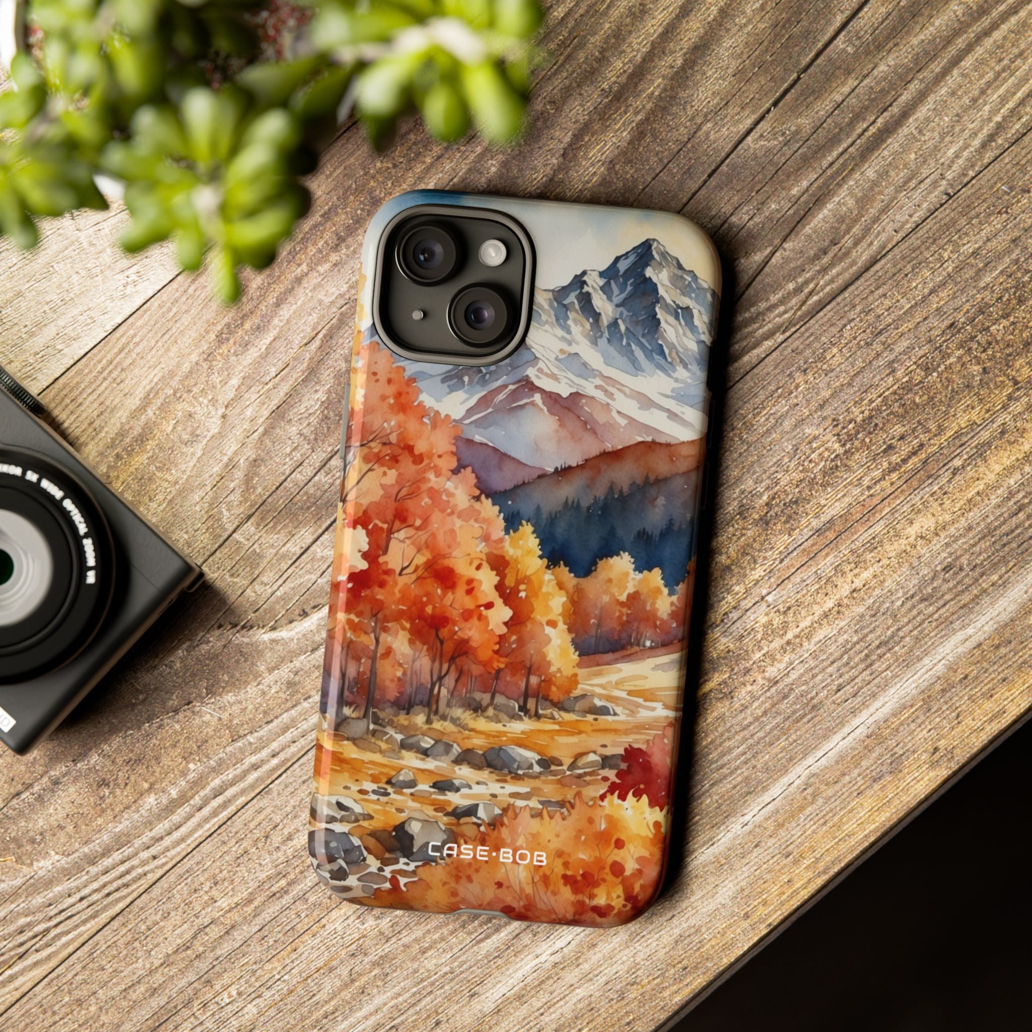 Snowcapped Radiance iPhone 15 Plus Case - Tough