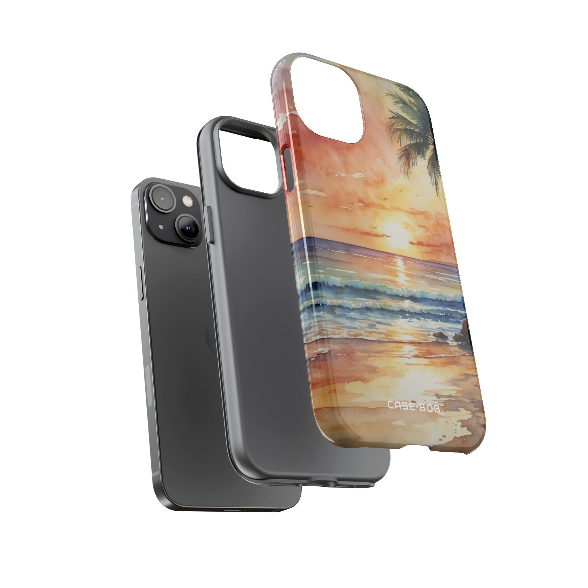 Sunset Palm iPhone 14 Plus Case - Tough