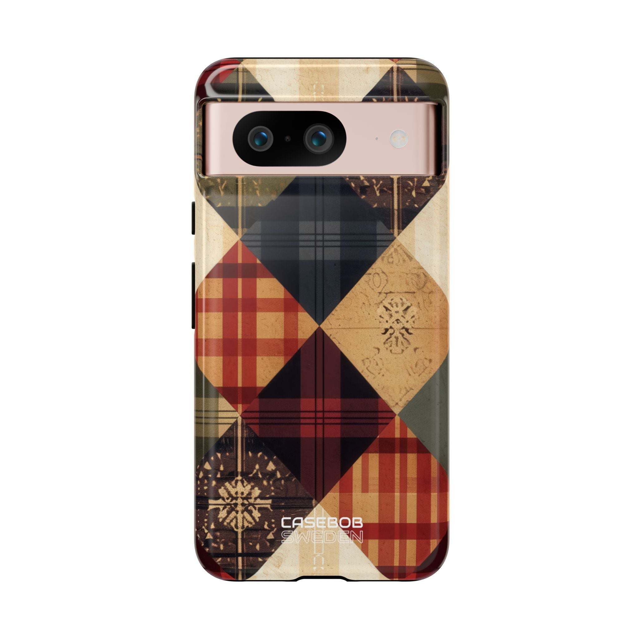 Rustic Quilt Charm Google Pixel 8 - Tough