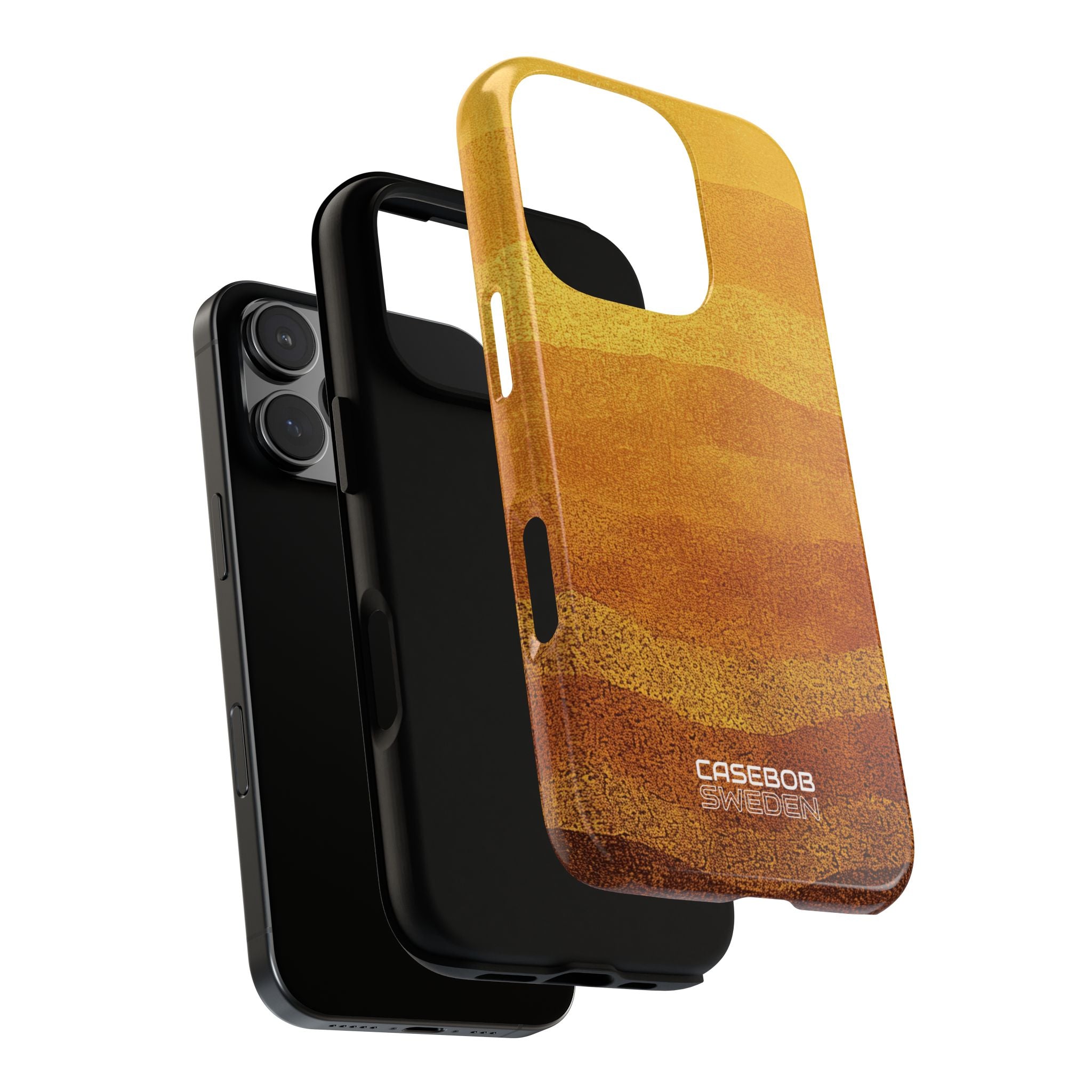 Golden Horizon Layers iPhone 16 - Resistente