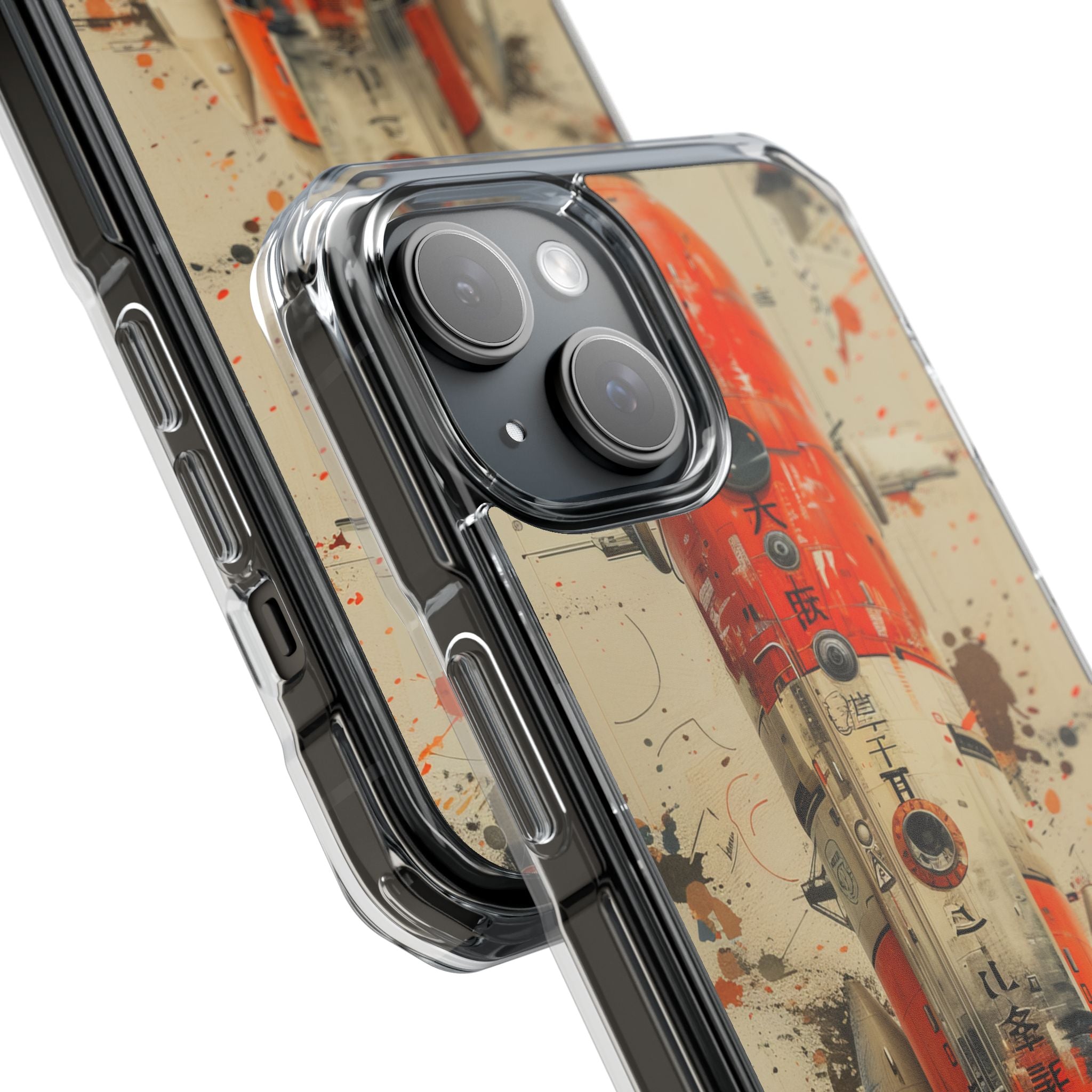 Crimson Rocket iPhone 15 Case - Impact