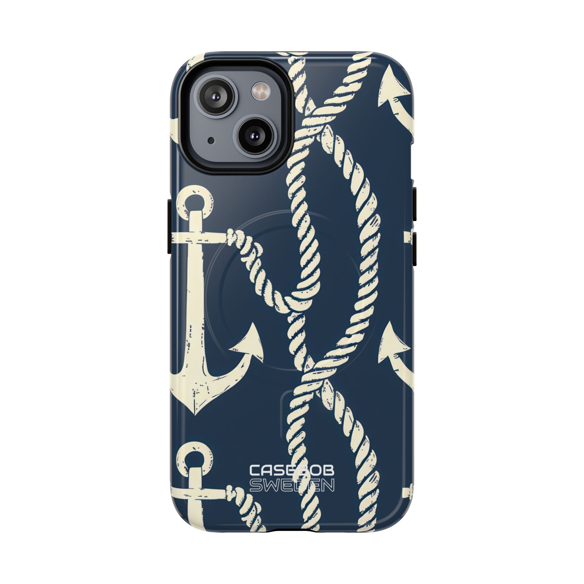Nautical Anchors Rope iPhone 14 - Tough+