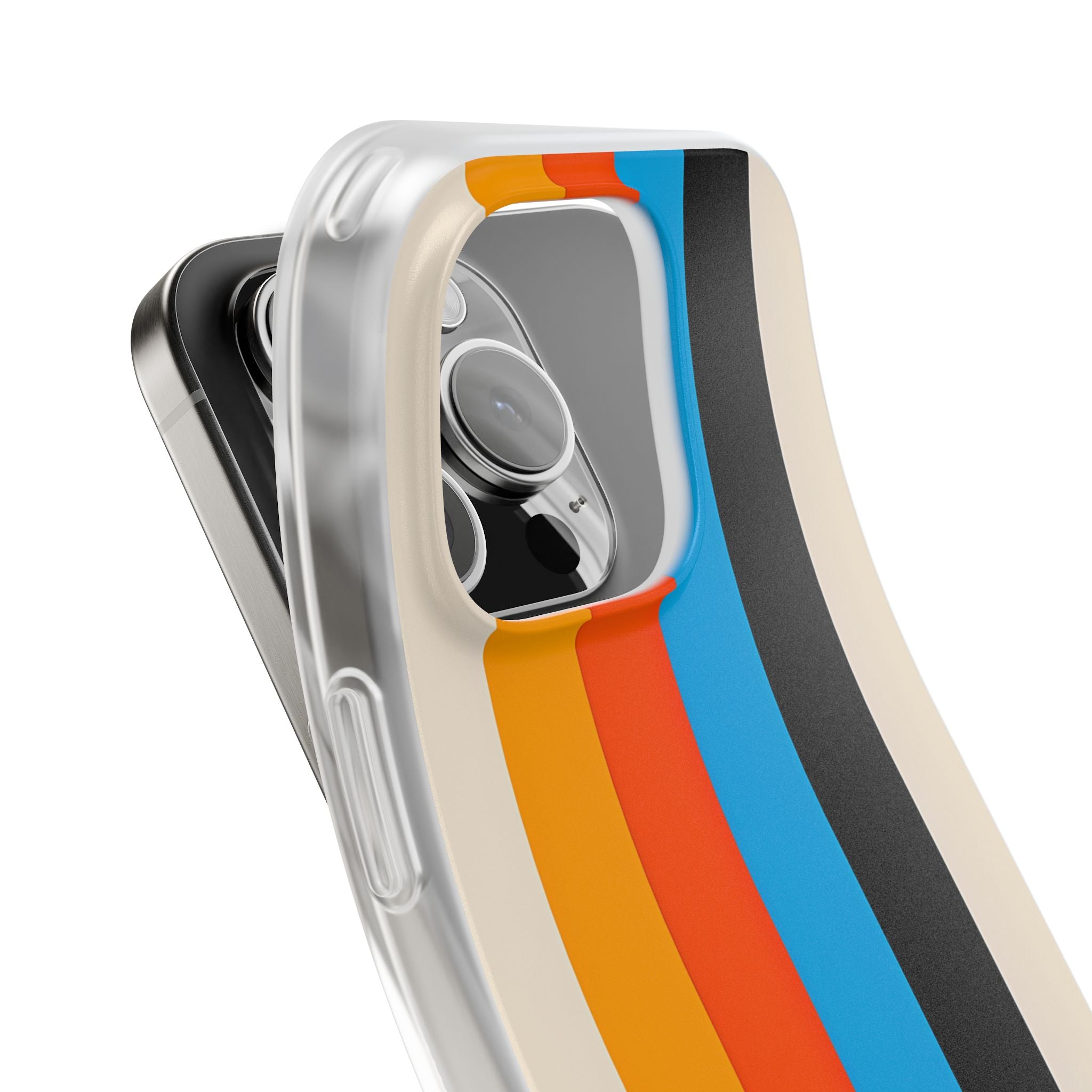 Vivid Stripe Harmony iPhone 16 Pro Case - Soft