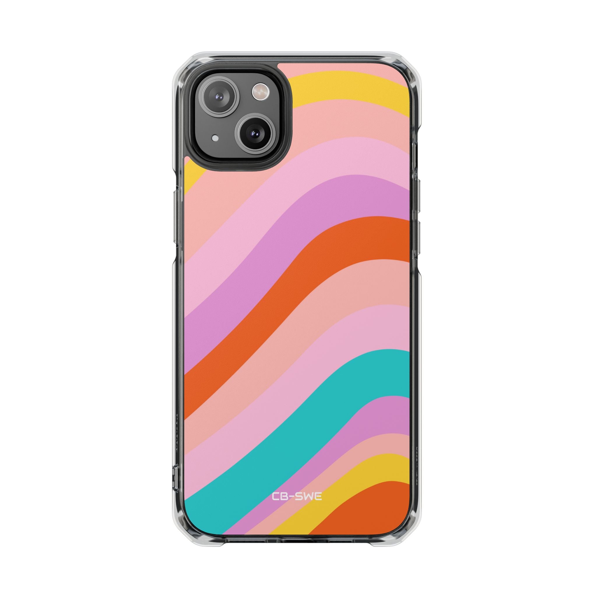 Fluid Color Waves iPhone Case - Impact