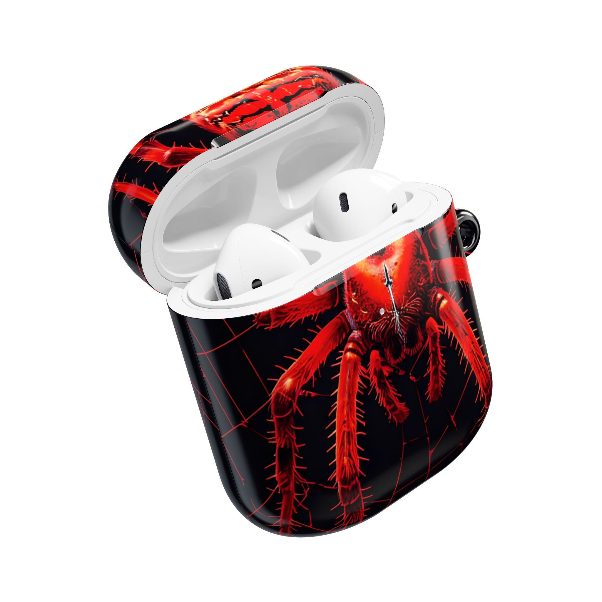 Crimson Spiderweb - AirPods Case