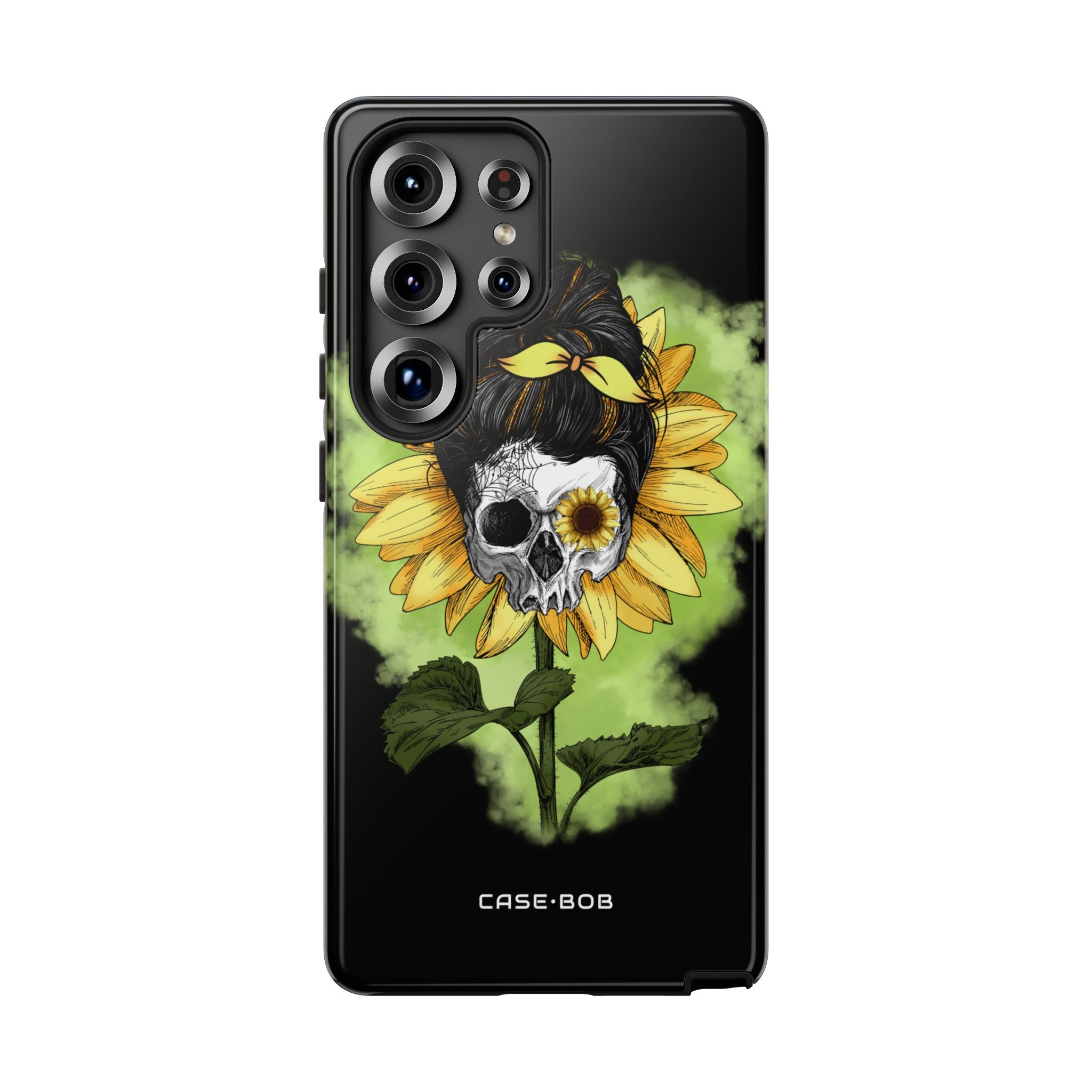 Sunflower Skull Samsung S25 Ultra Case - Tough