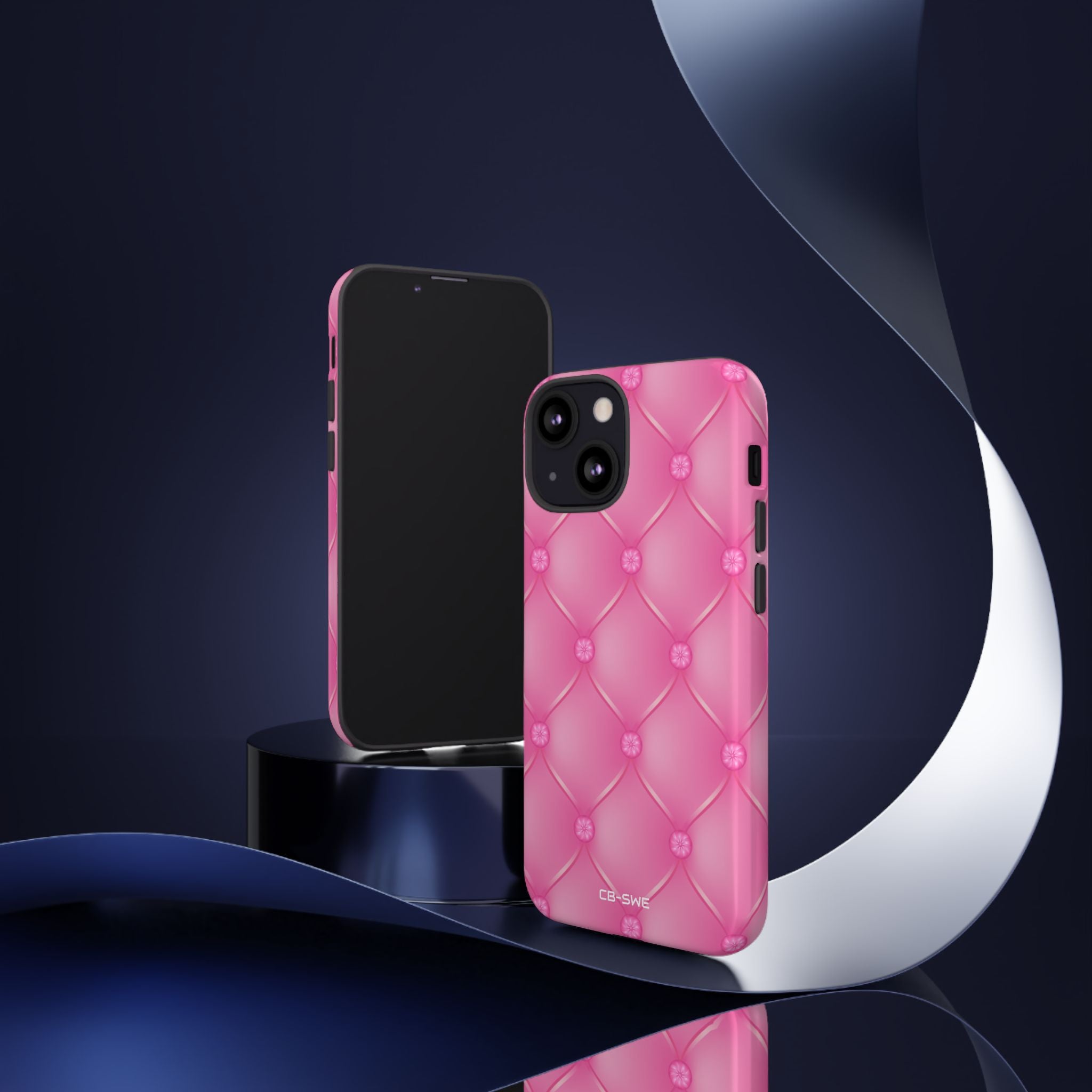 Quilted Pink Elegance - iPhone Case