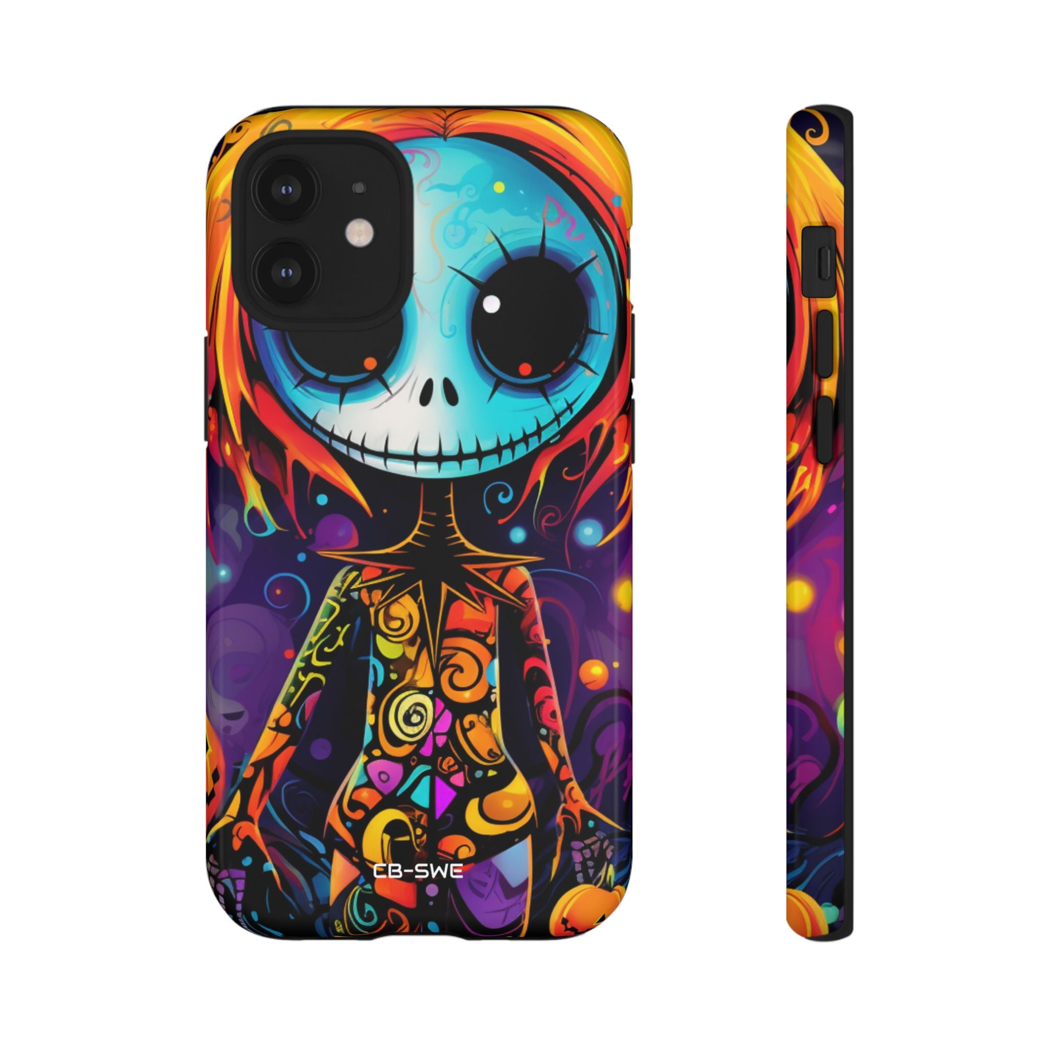 Skeletal Figure Laughs - iPhone Case