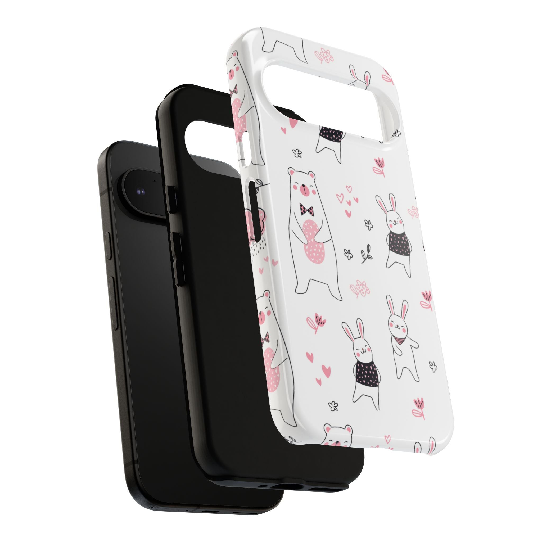 Bears Dance Playfully - Google Pixel Case