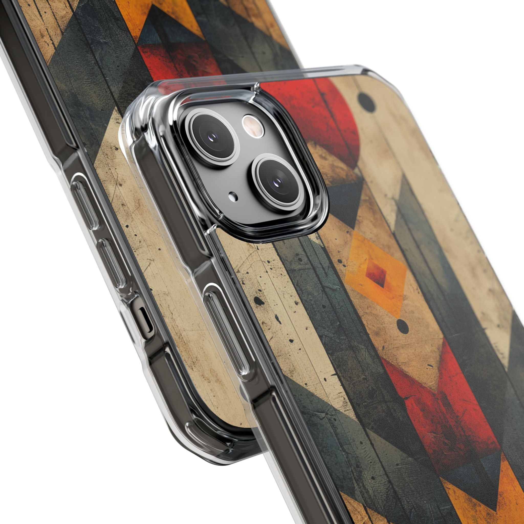Geometric Fire Rise iPhone 14 - Impact Clear+