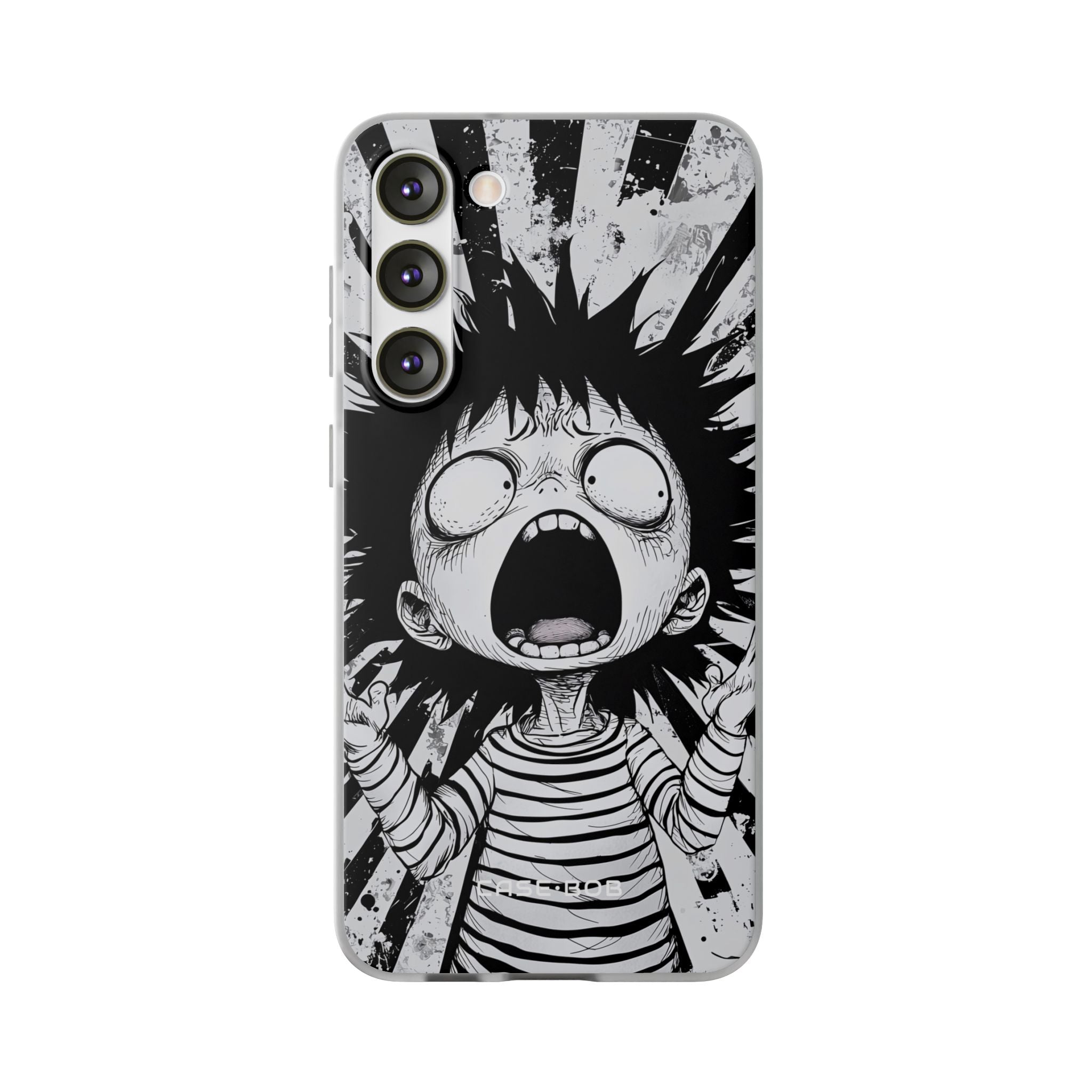 Screaming Stripes Samsung S23 Plus Case - Soft