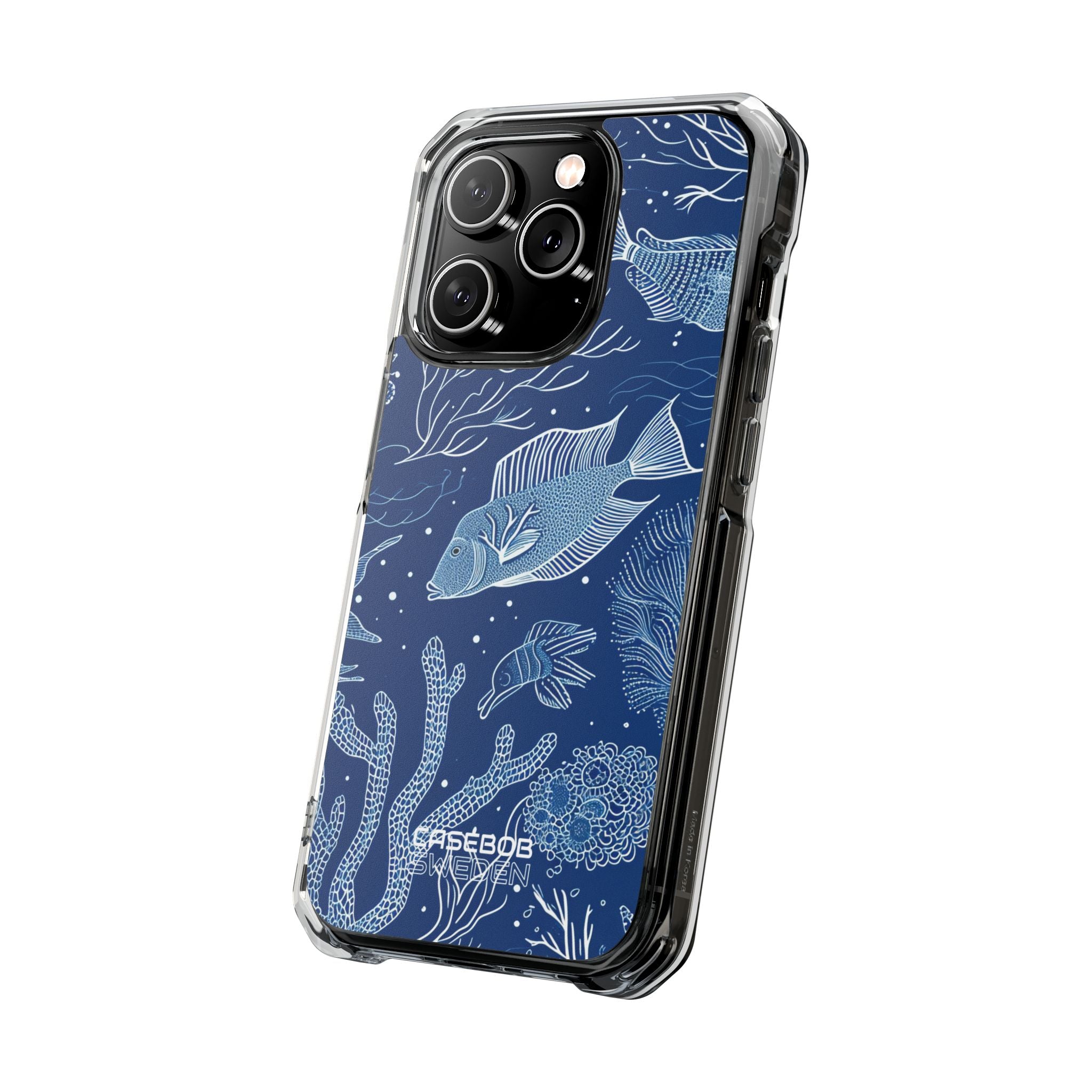 Blue Coral Garden iPhone 14 - Impact Clear+