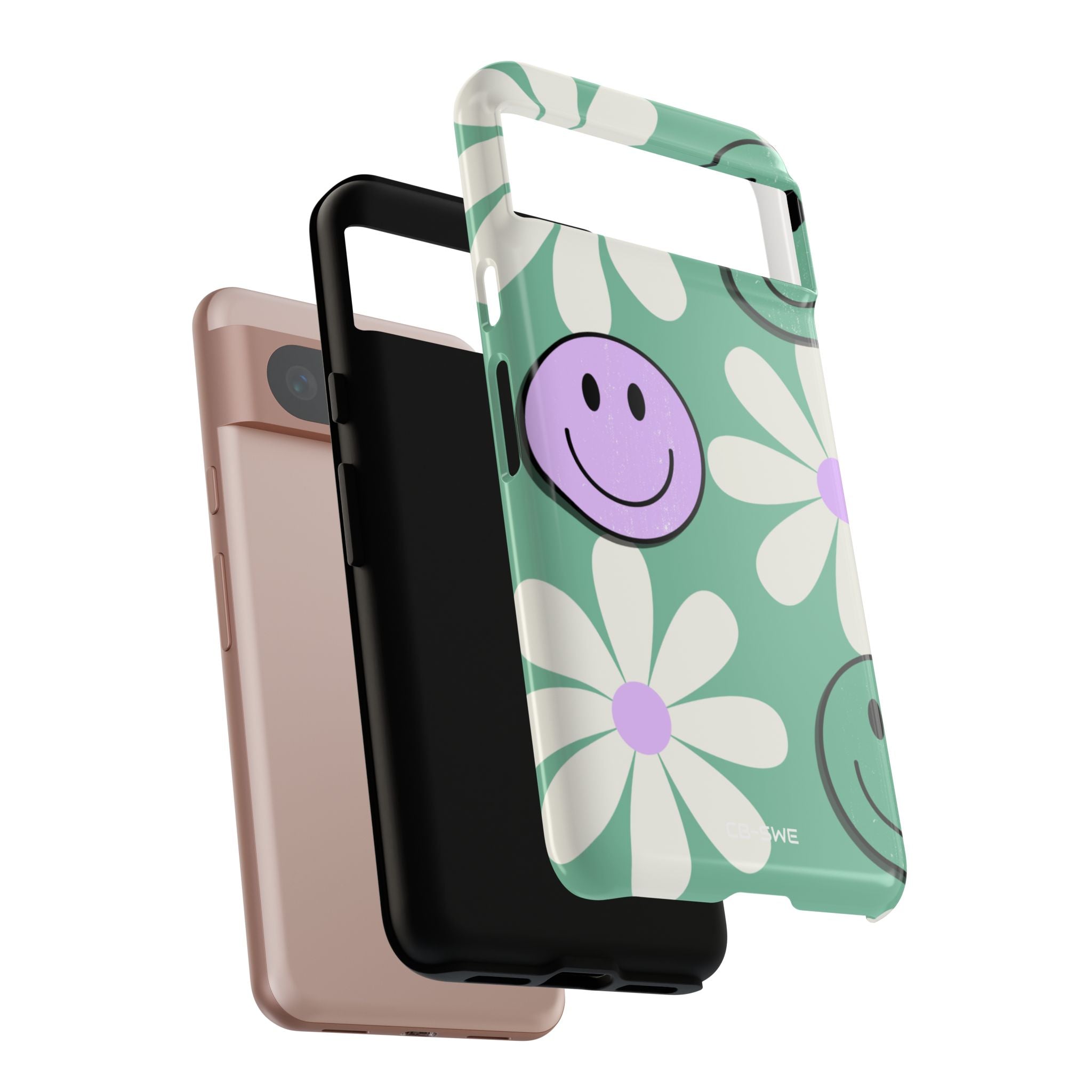 Playful Retro Blooms - Google Pixel Case
