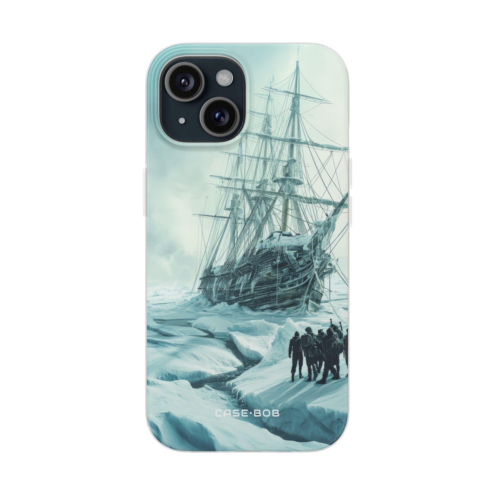 Icebound Ship iPhone 15 Case - Soft