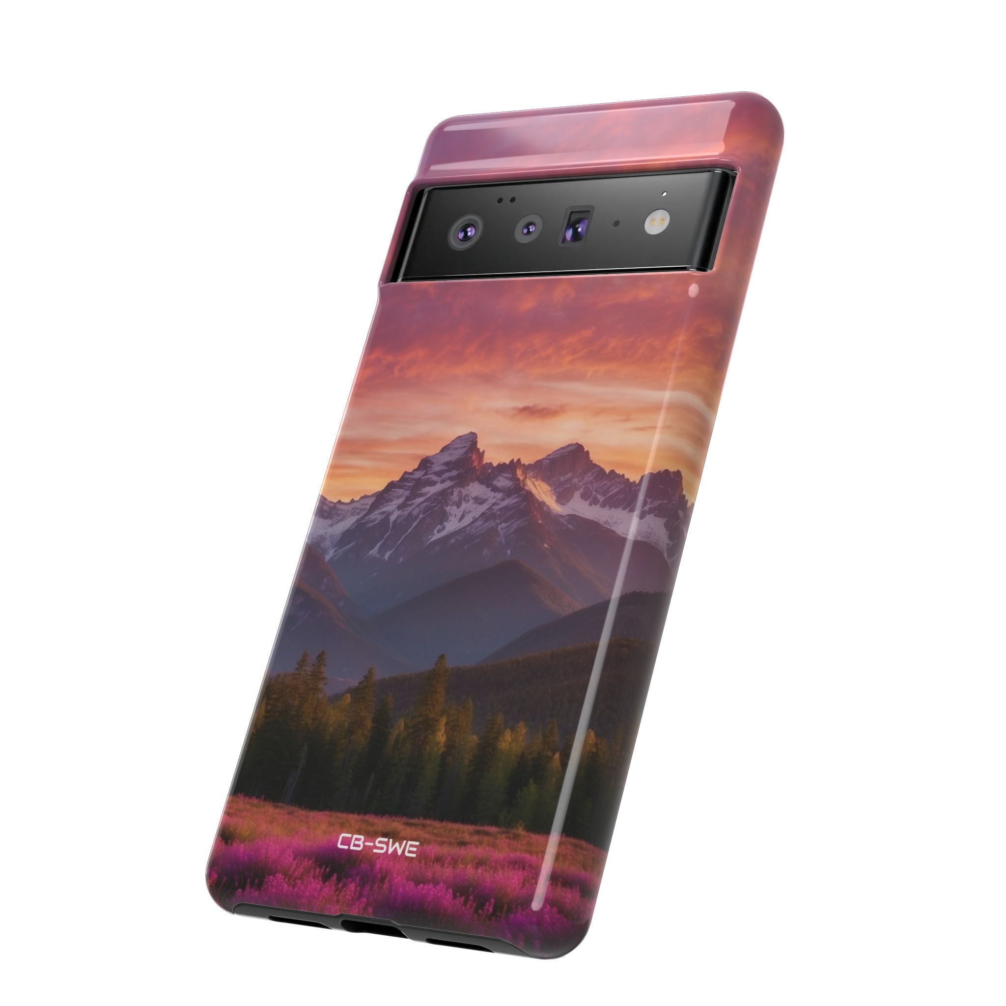 Mountain Peaks Glow - Google Pixel Case