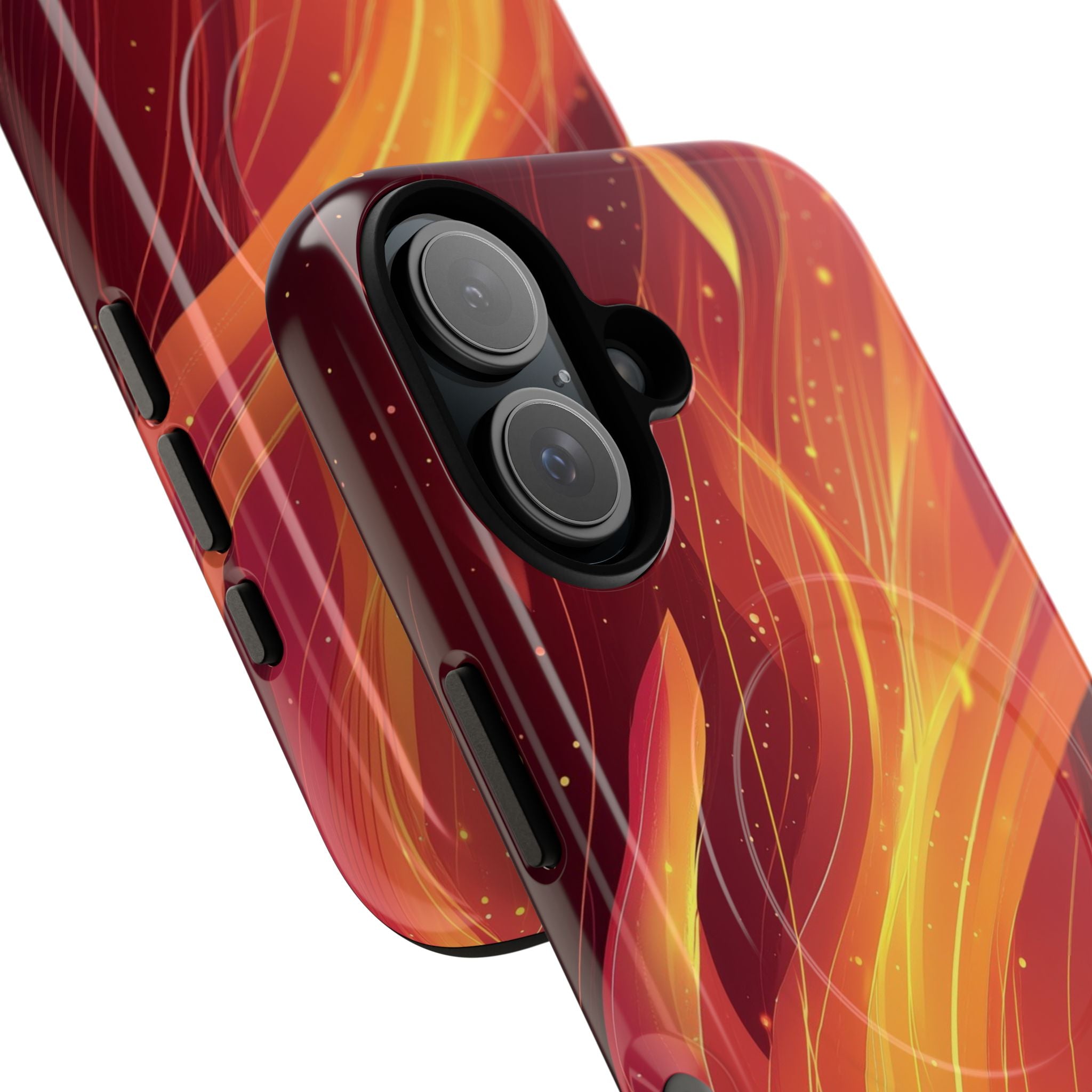 Flaming Flow iPhone 16 Case - Tough+