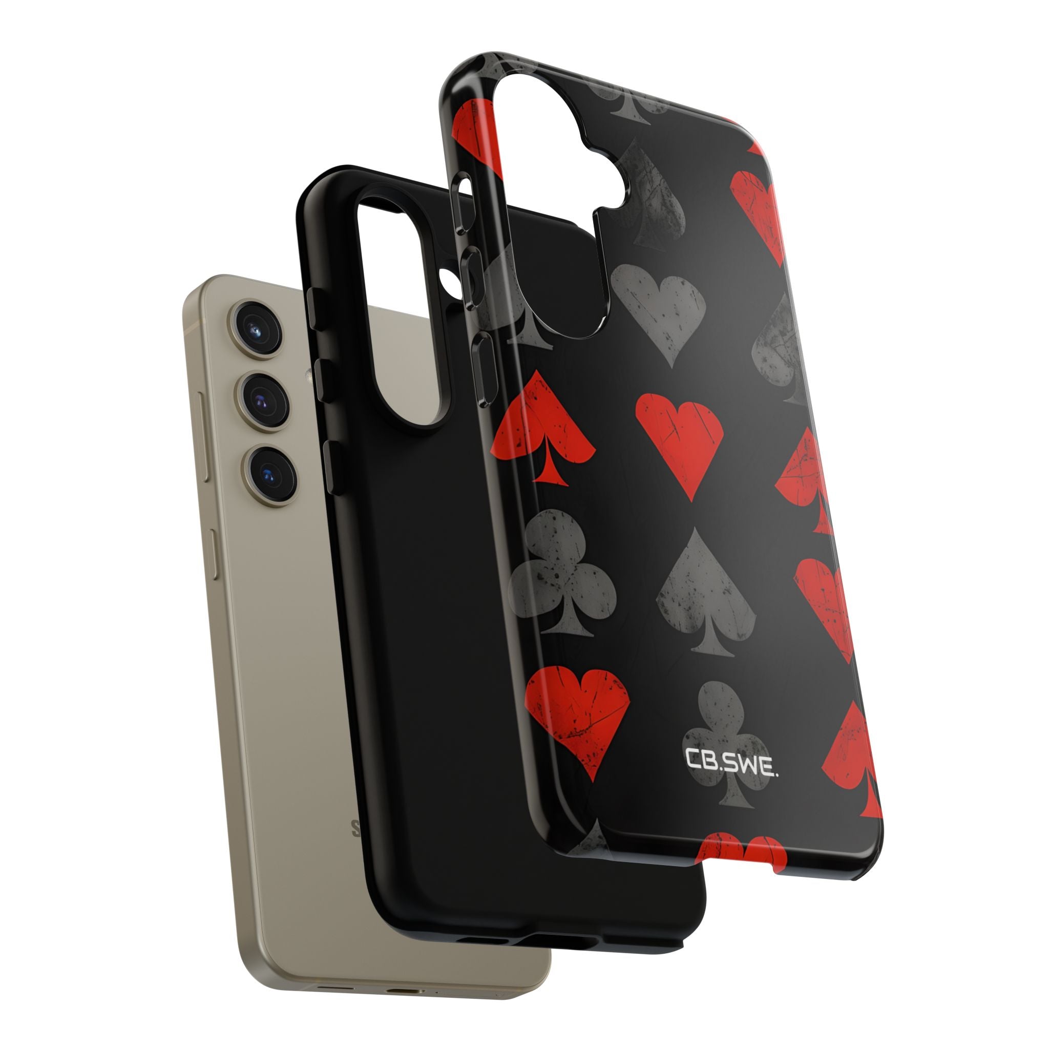 Playing Card Suits Gothic Flair Samsung S24 - Tough