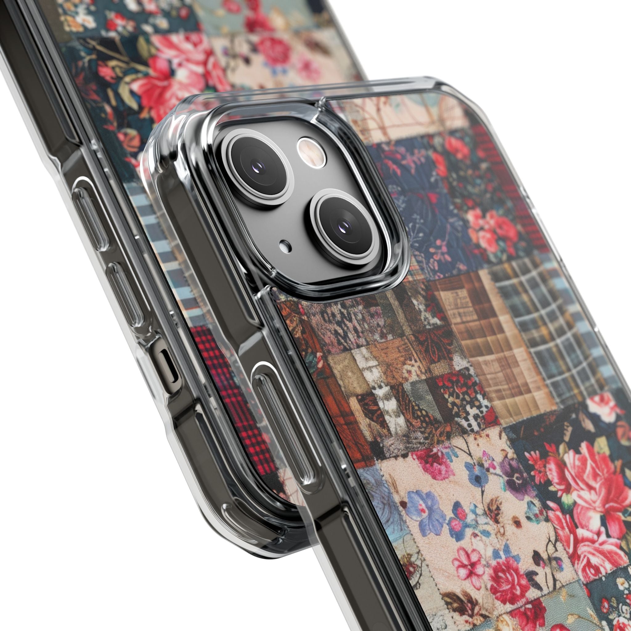 Patchwork Floral Quilt iPhone 14 - Impact Clear+