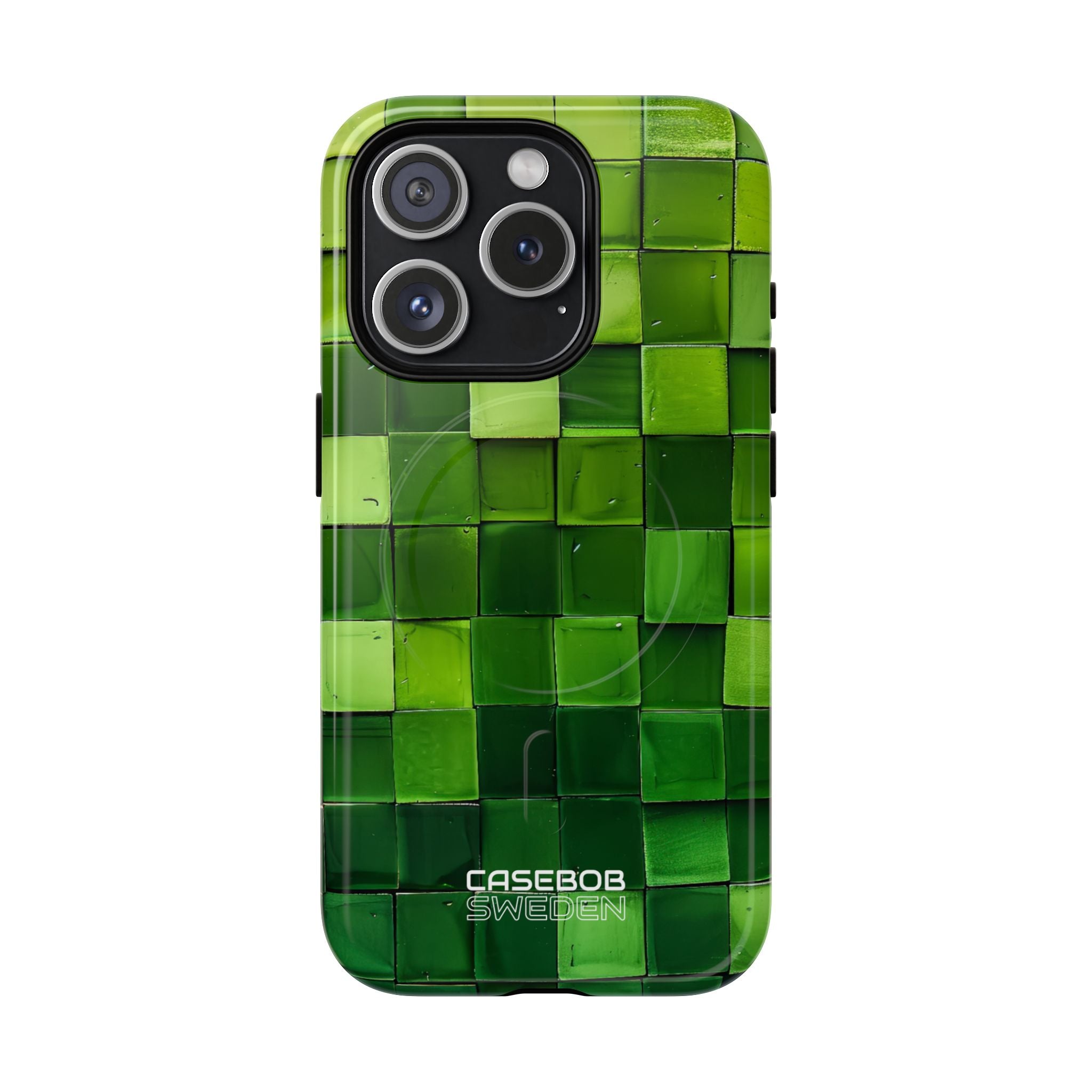 Green Tile Harmony iPhone 15 - Tough+