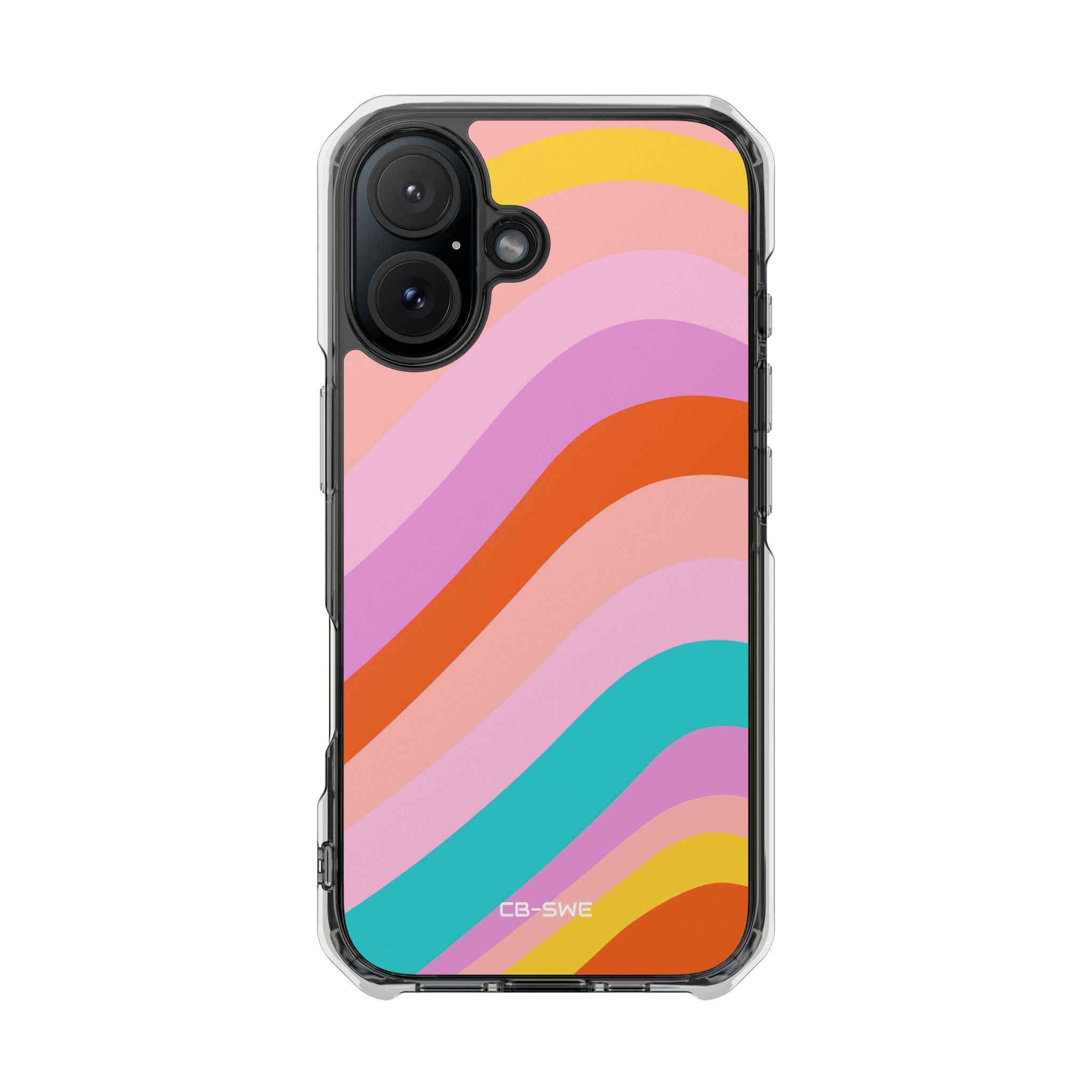 Fluid Color Waves iPhone Case - Impact