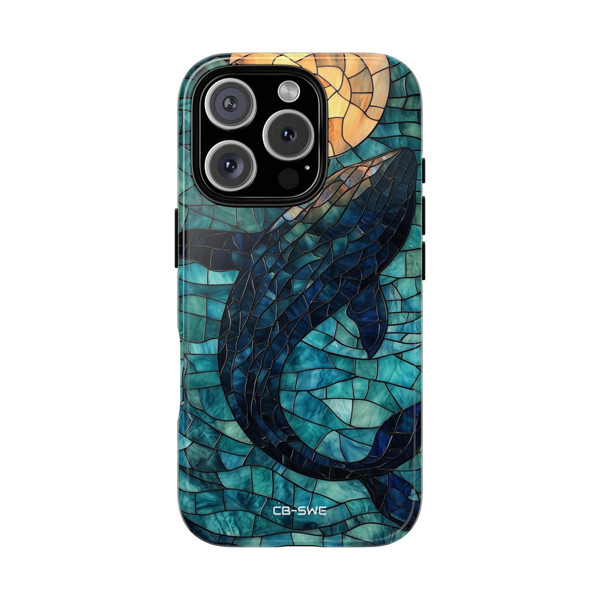Whale Dives Upward - iPhone Case
