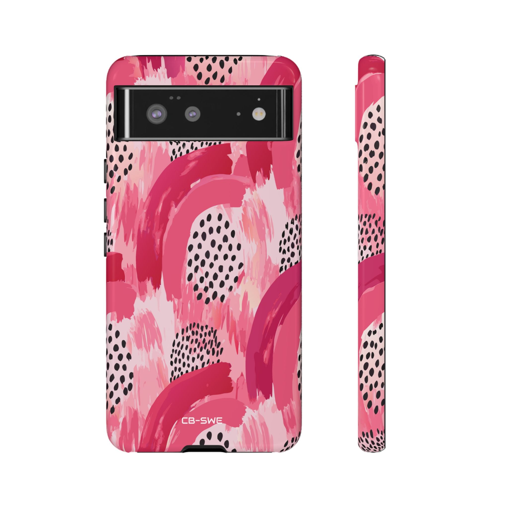 Vibrant Brushwork Dance - Google Pixel Case