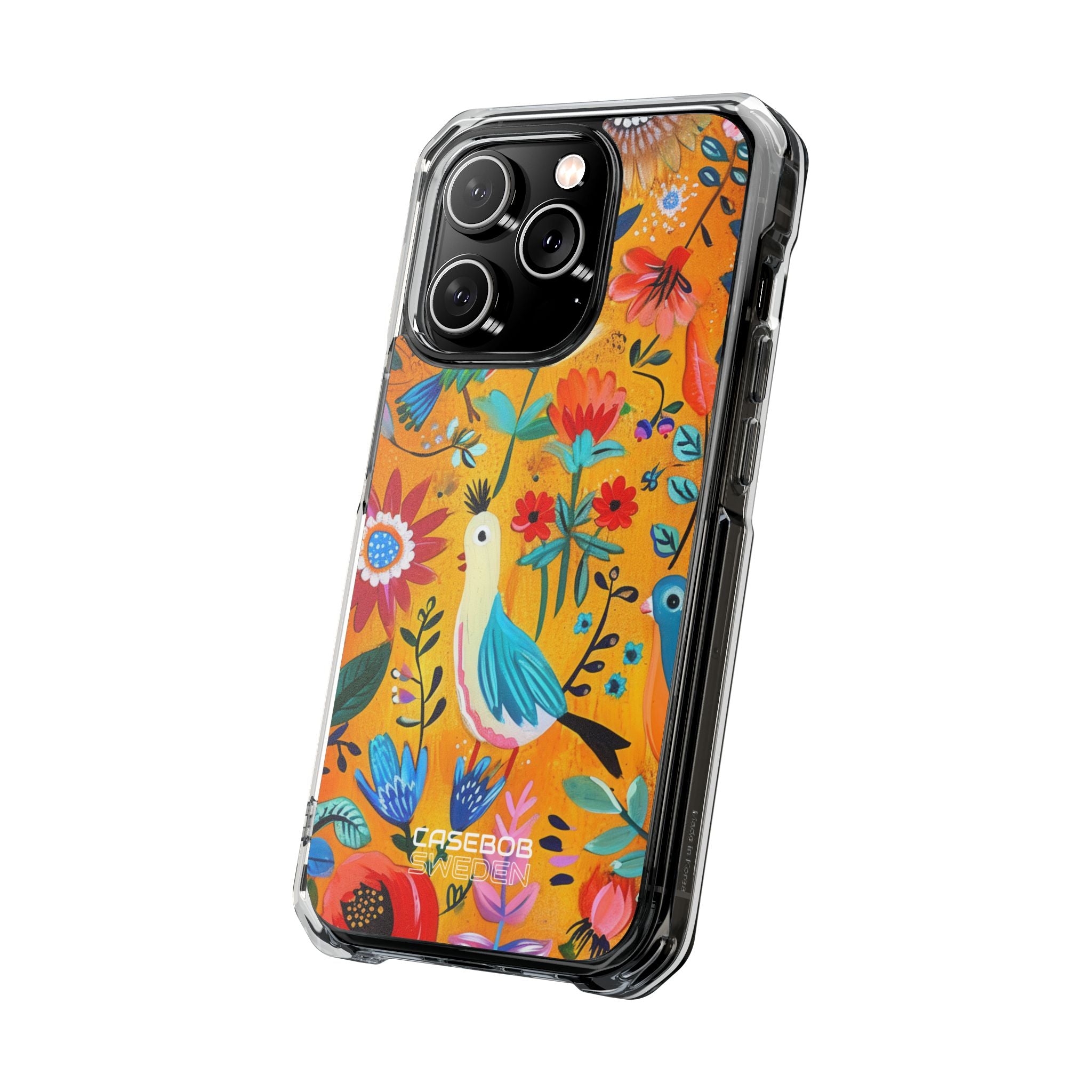 Whimsical Birds Garden iPhone 14 - Impact Clear+