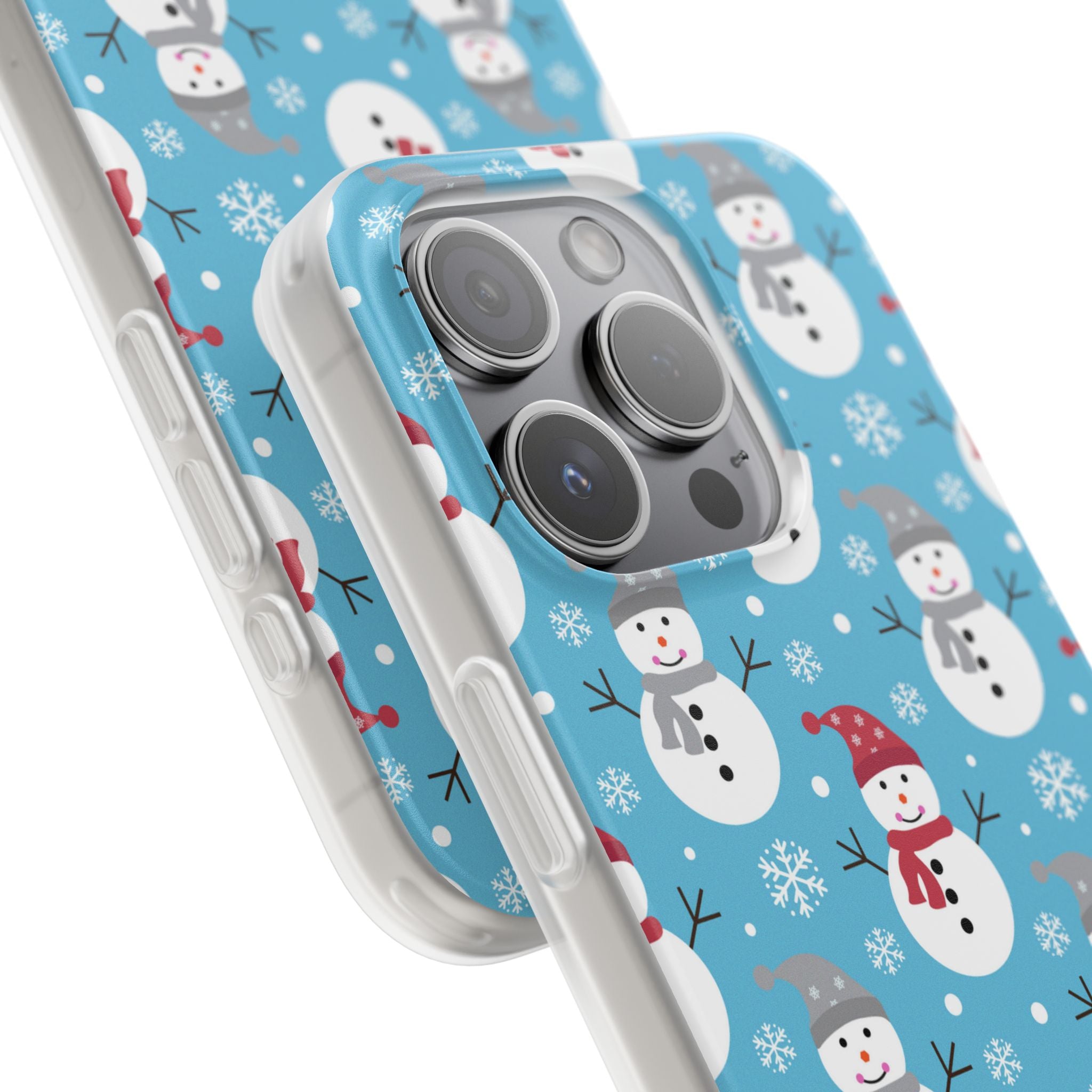 Snowman Parade iPhone 15 Pro Case - Soft